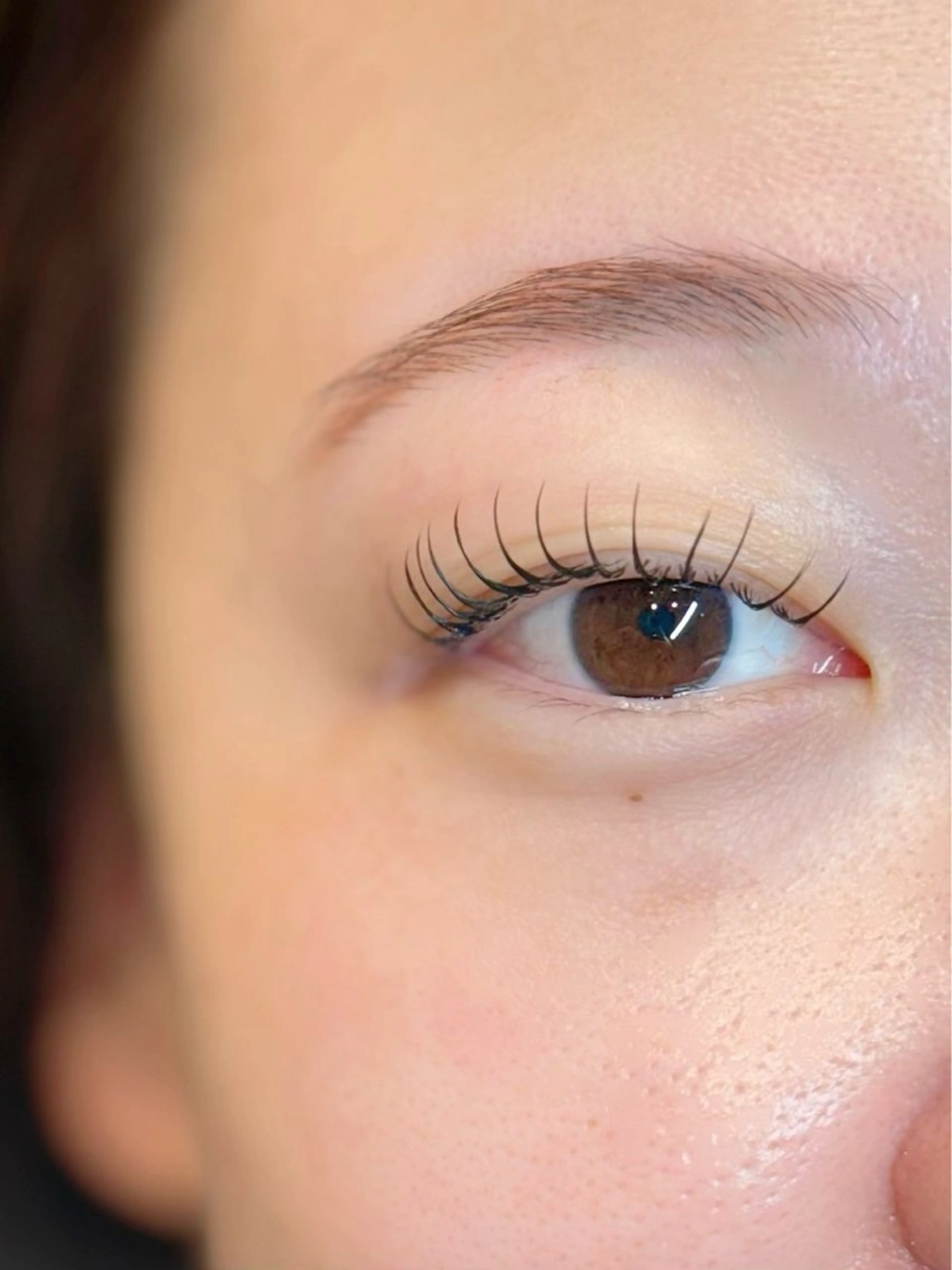 マツエク・マツパ 束感まつ毛 フラットラッシュ 韓国風マツエク cherien eyelash&eyebrow（salon village）所属・梅津/cherien 渋谷・明治神宮前のマツエク・マツパデザイン