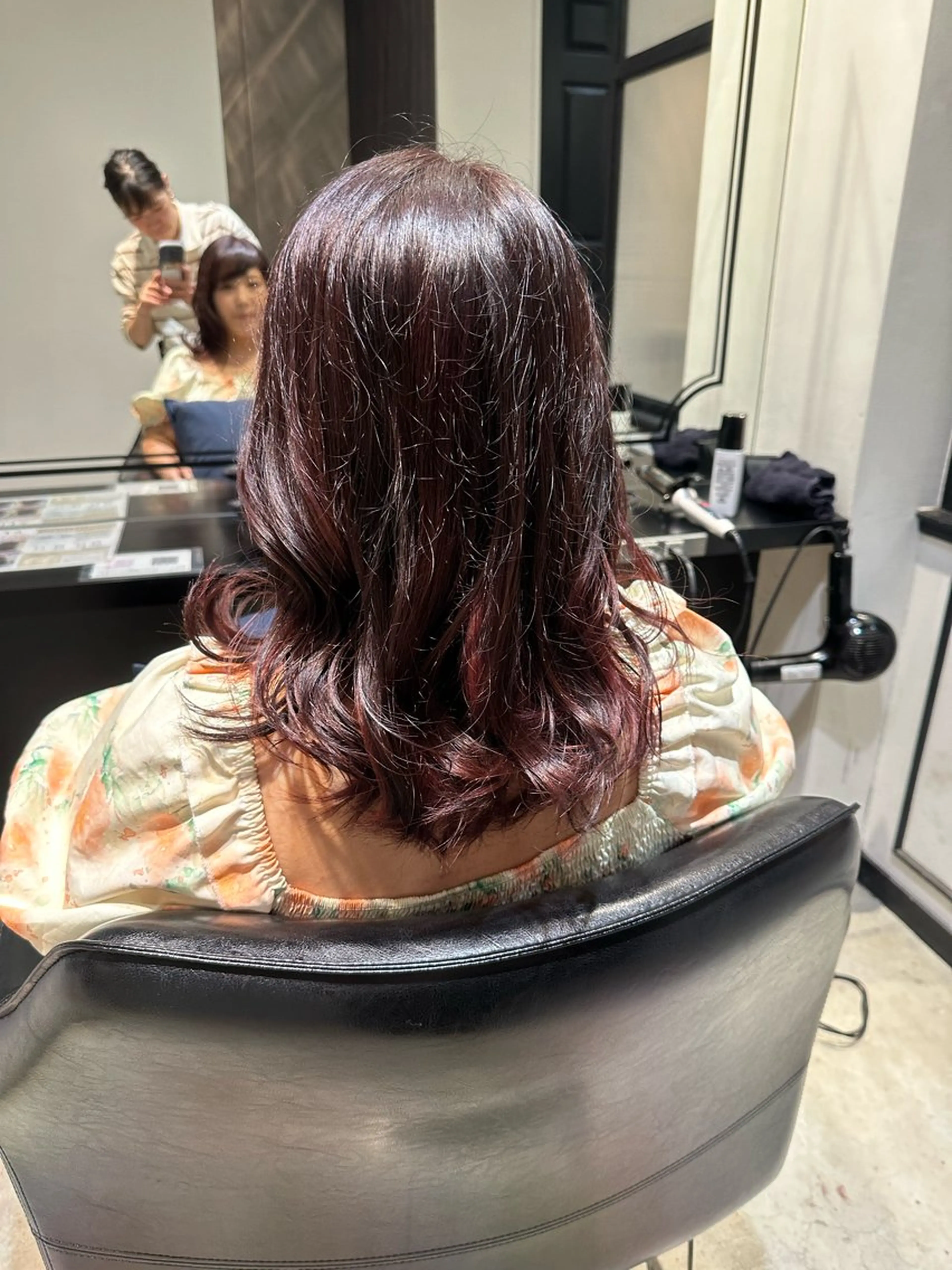 セミロング レイヤーカット TR付きカット無料✨ ✨いのうえもなみのヘアスタイル