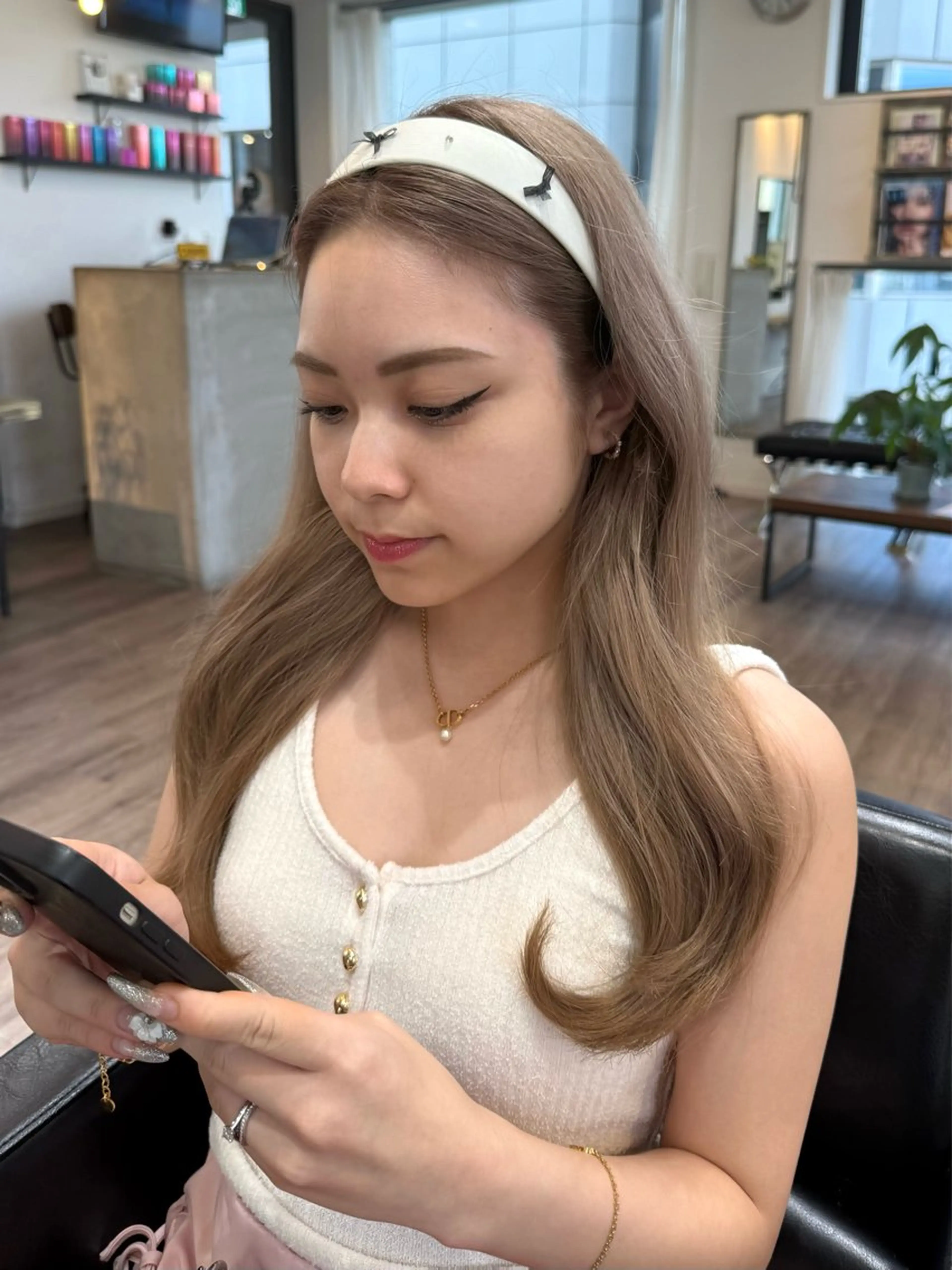 ロング カラー Minami Yuiのヘアスタイル