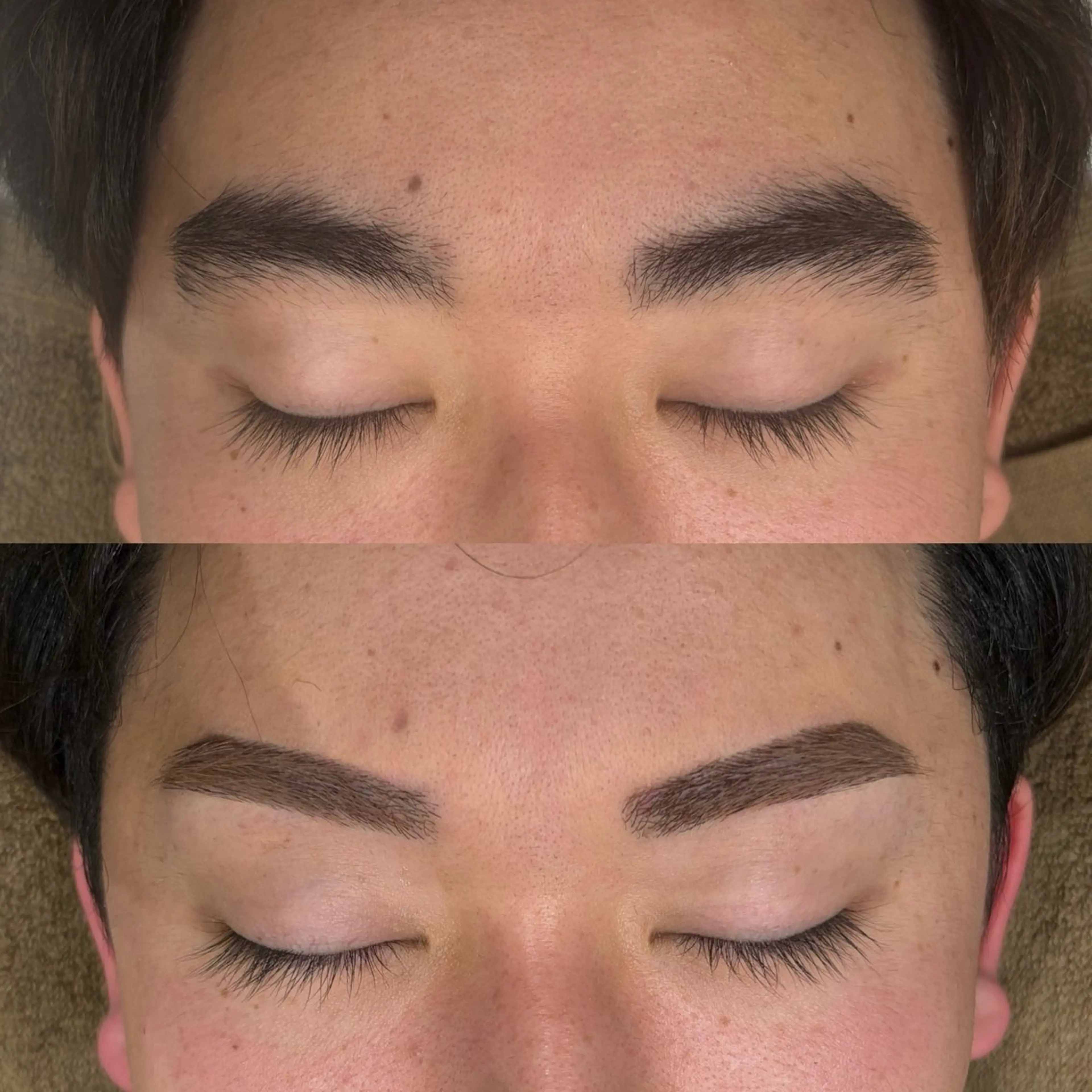 メンズ アイブロウ ワックス脱毛 🤍 RUNA🤍のマツエク・マツパデザイン