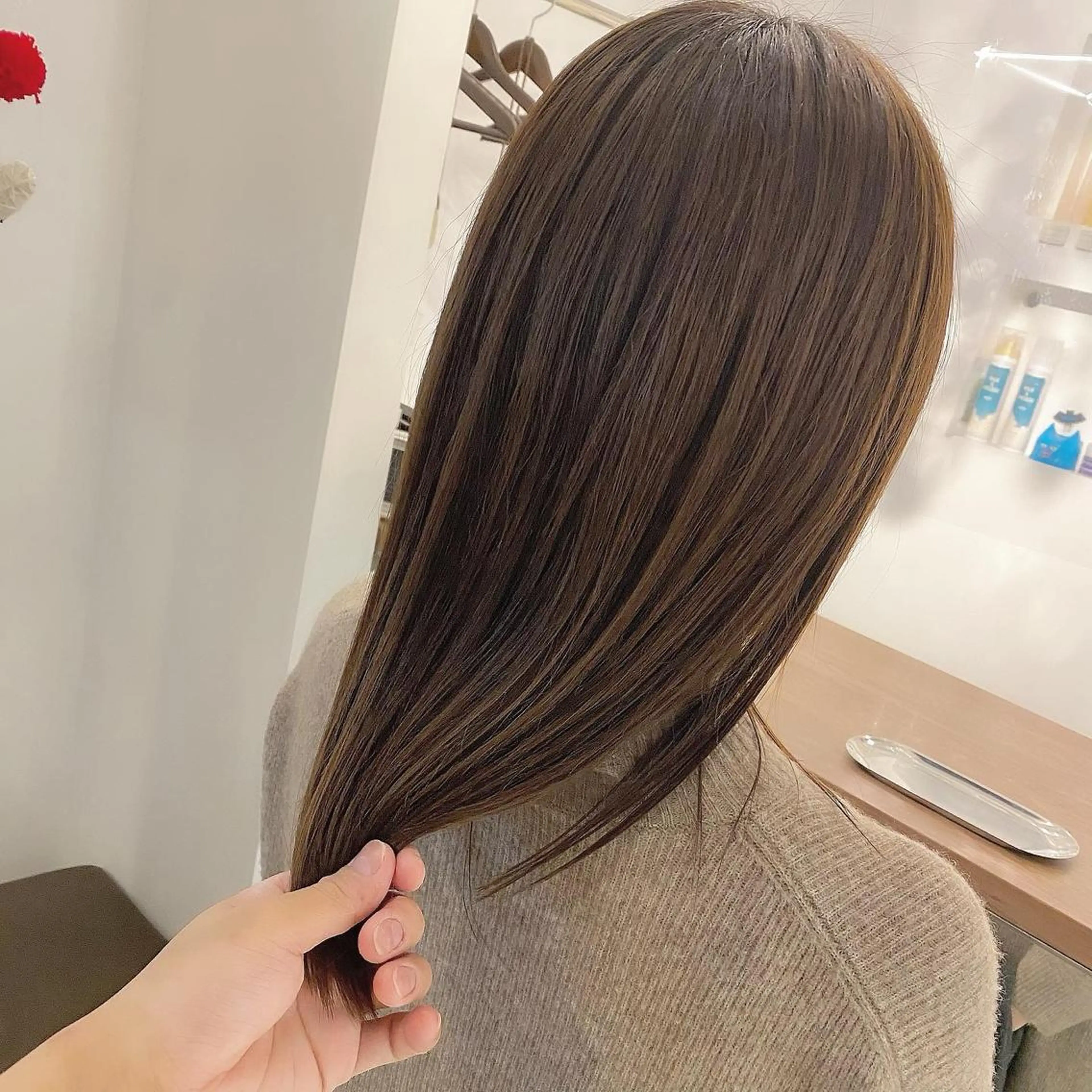 セミロング 髪質改善 髪質改善特化 安東駿介のヘアスタイル