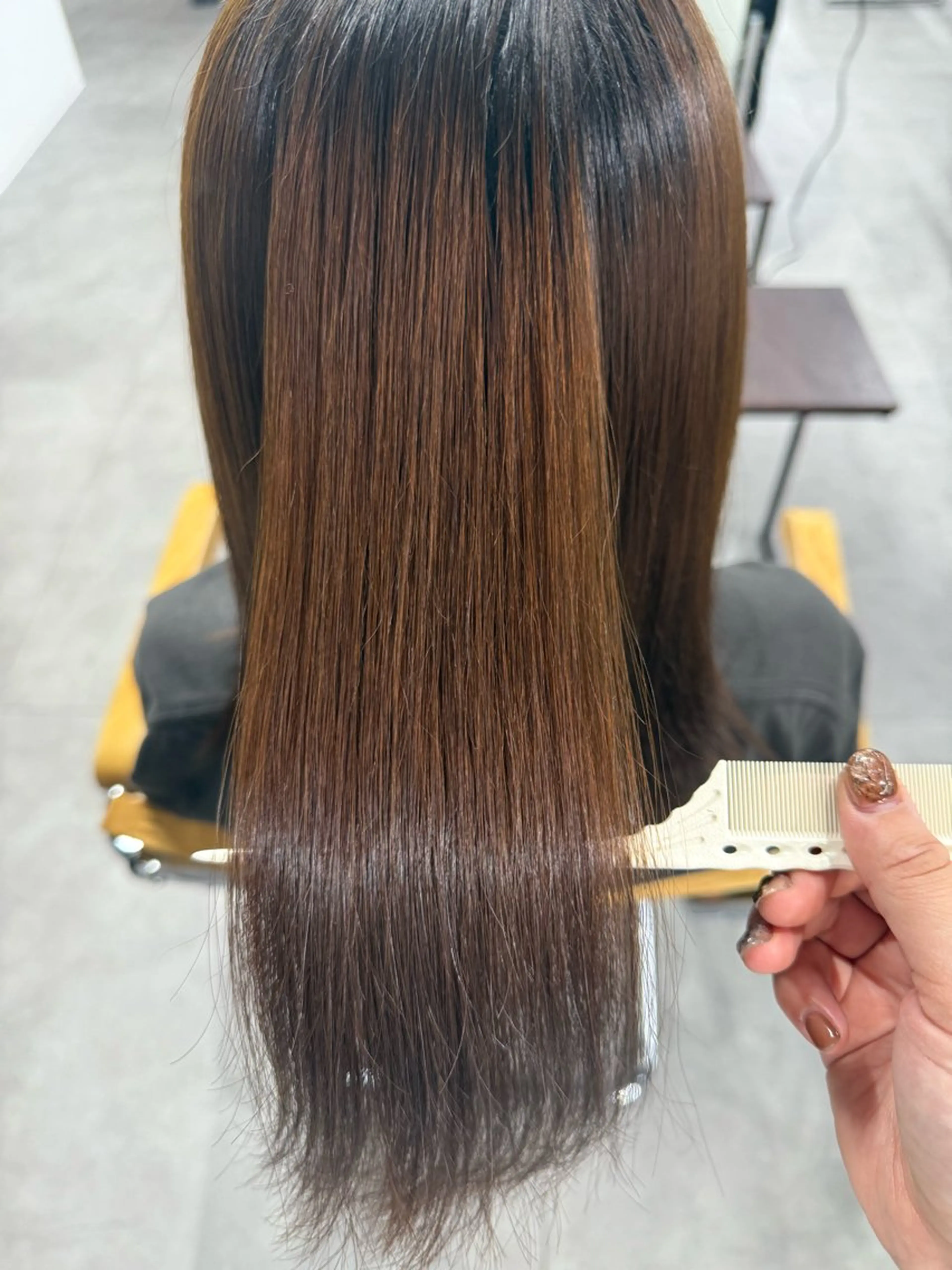 ロング 酸性ストレート r i i / メンズカットのヘアスタイル