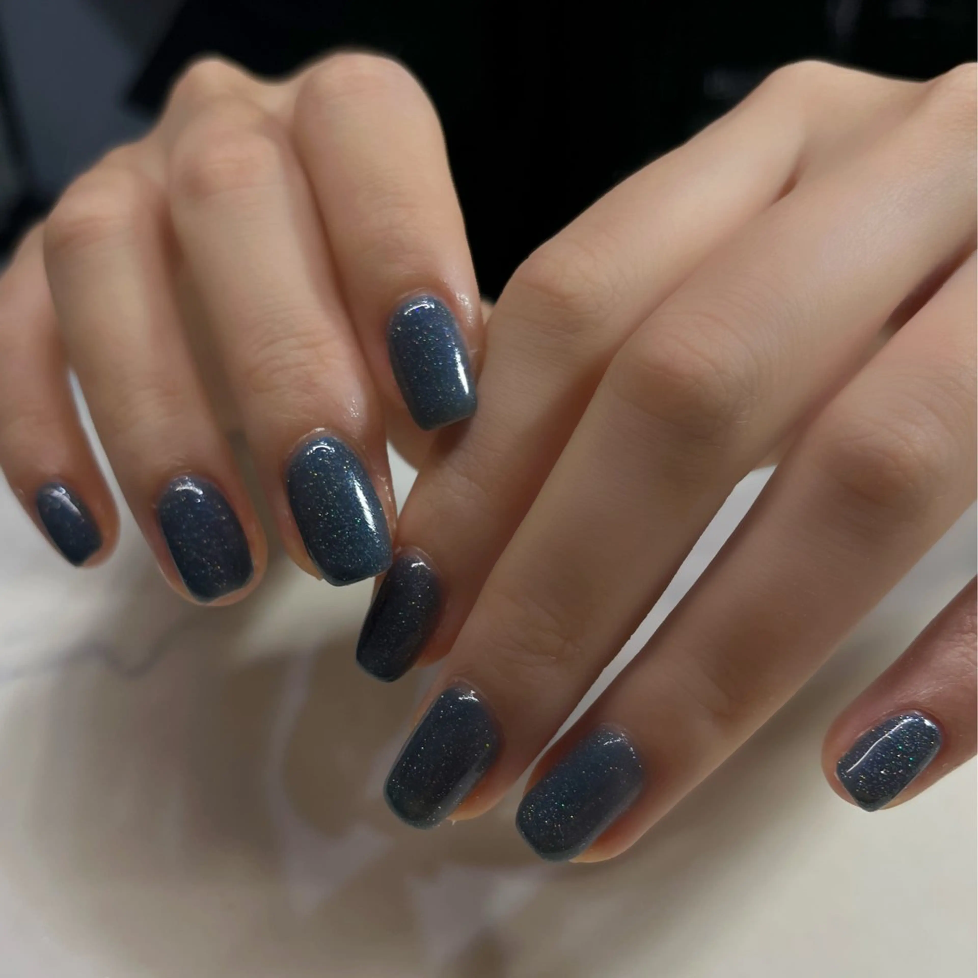 ネイル ラメ(グリッター) ワンカラーネイル ハンドネイル Knail . iのネイルデザイン