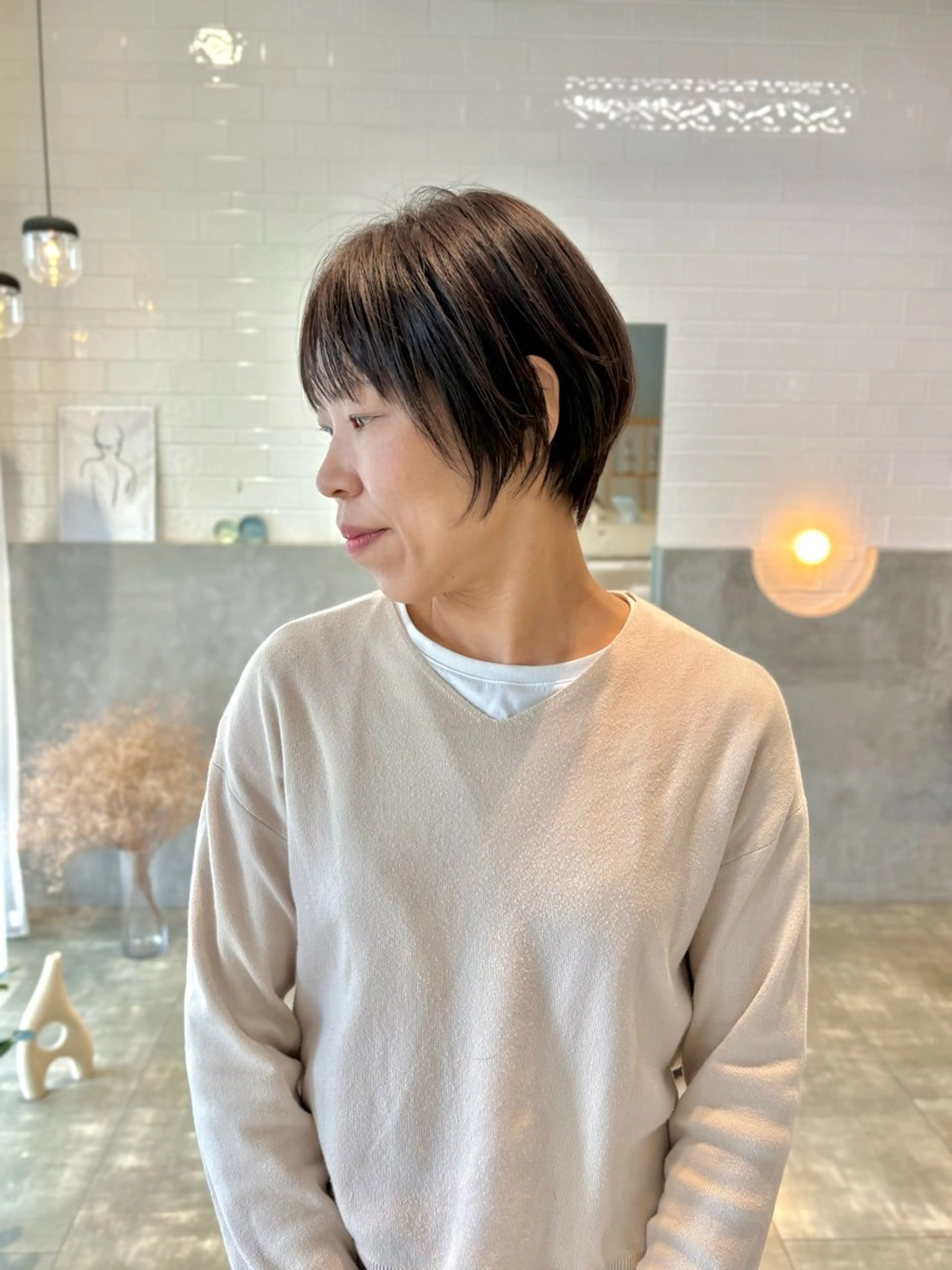 ショート 濱田 香澄のヘアスタイル