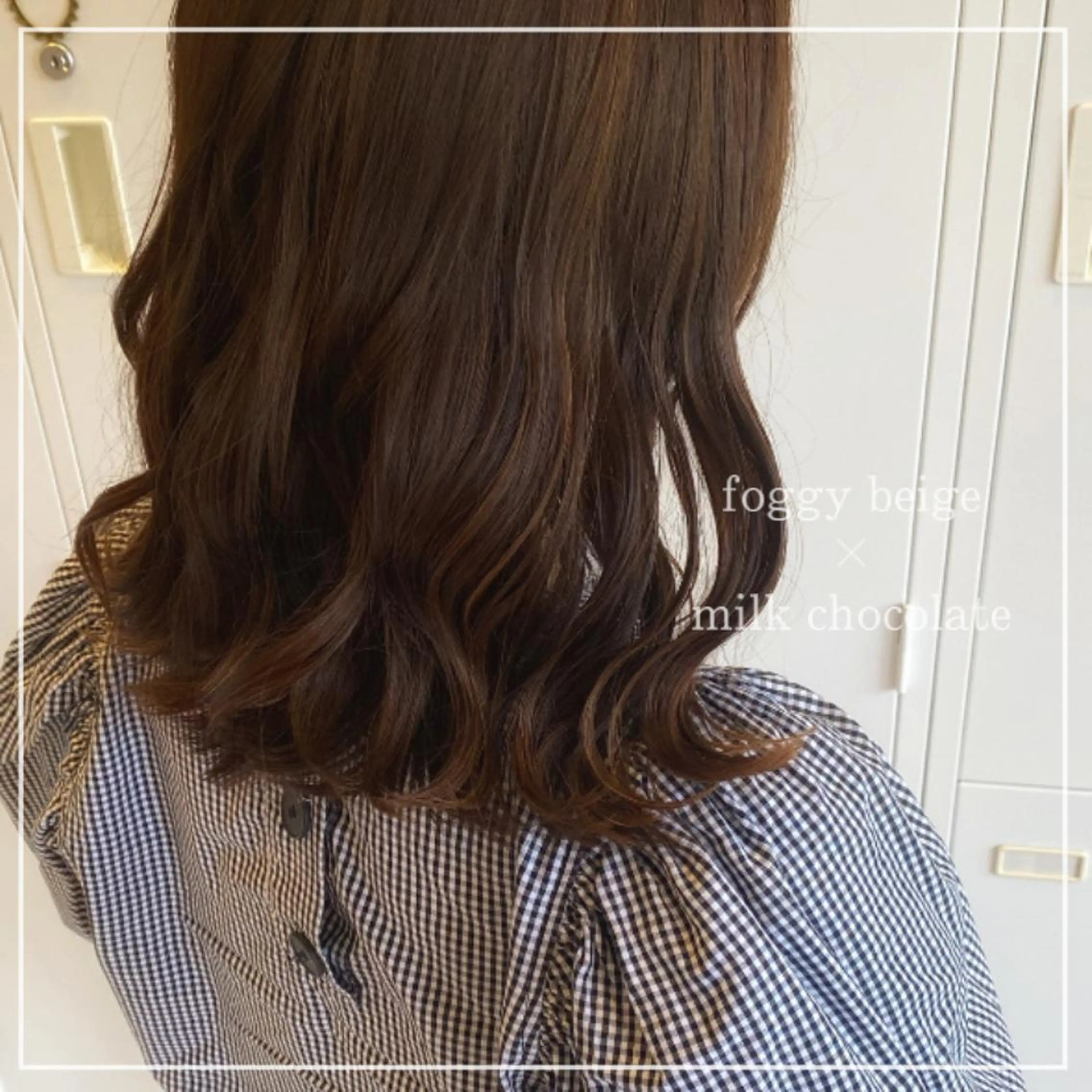 ミディアム 💛Frameなんば /村田百花のヘアスタイル