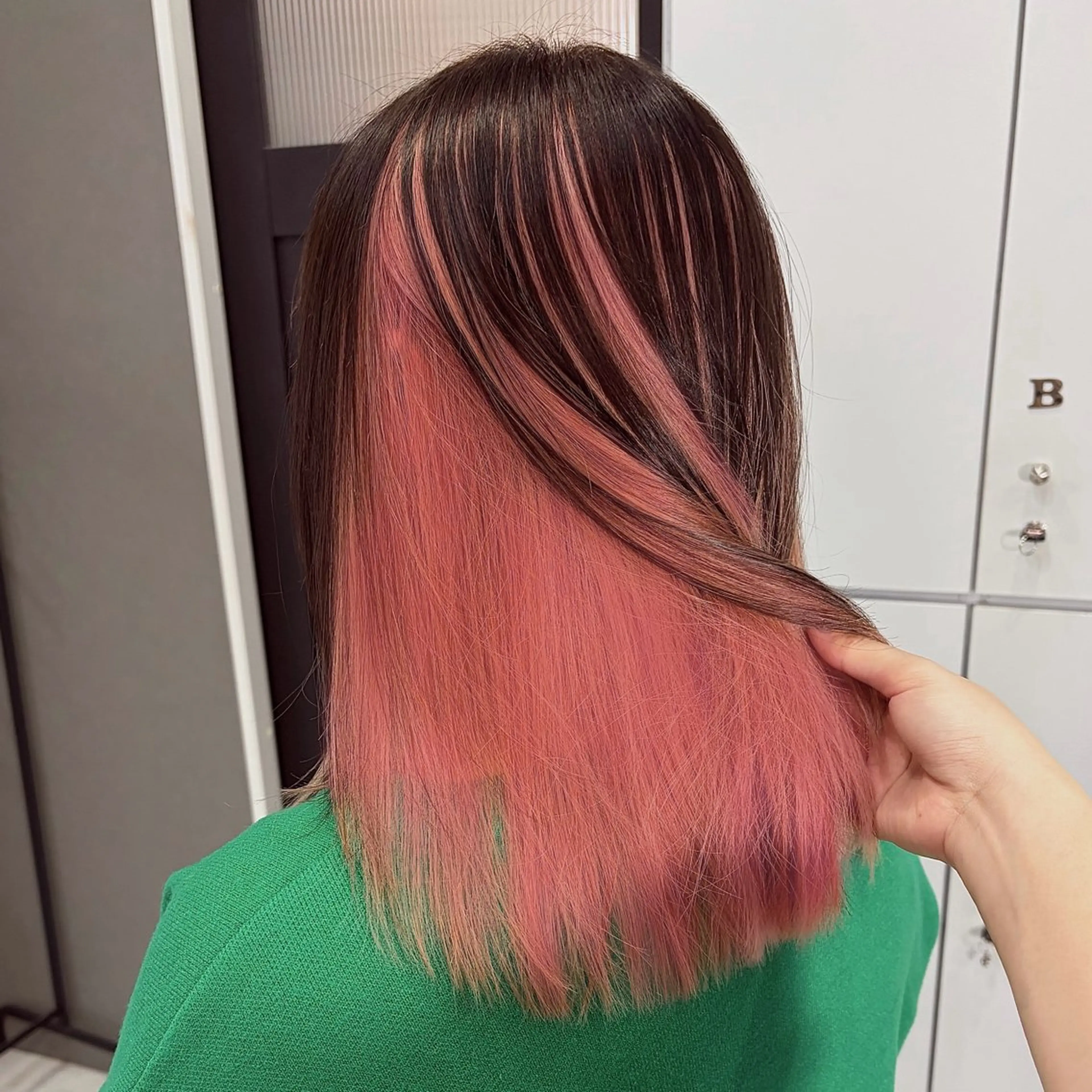 ミディアム ヘアカラー トリートメント sato mizukiのヘアスタイル