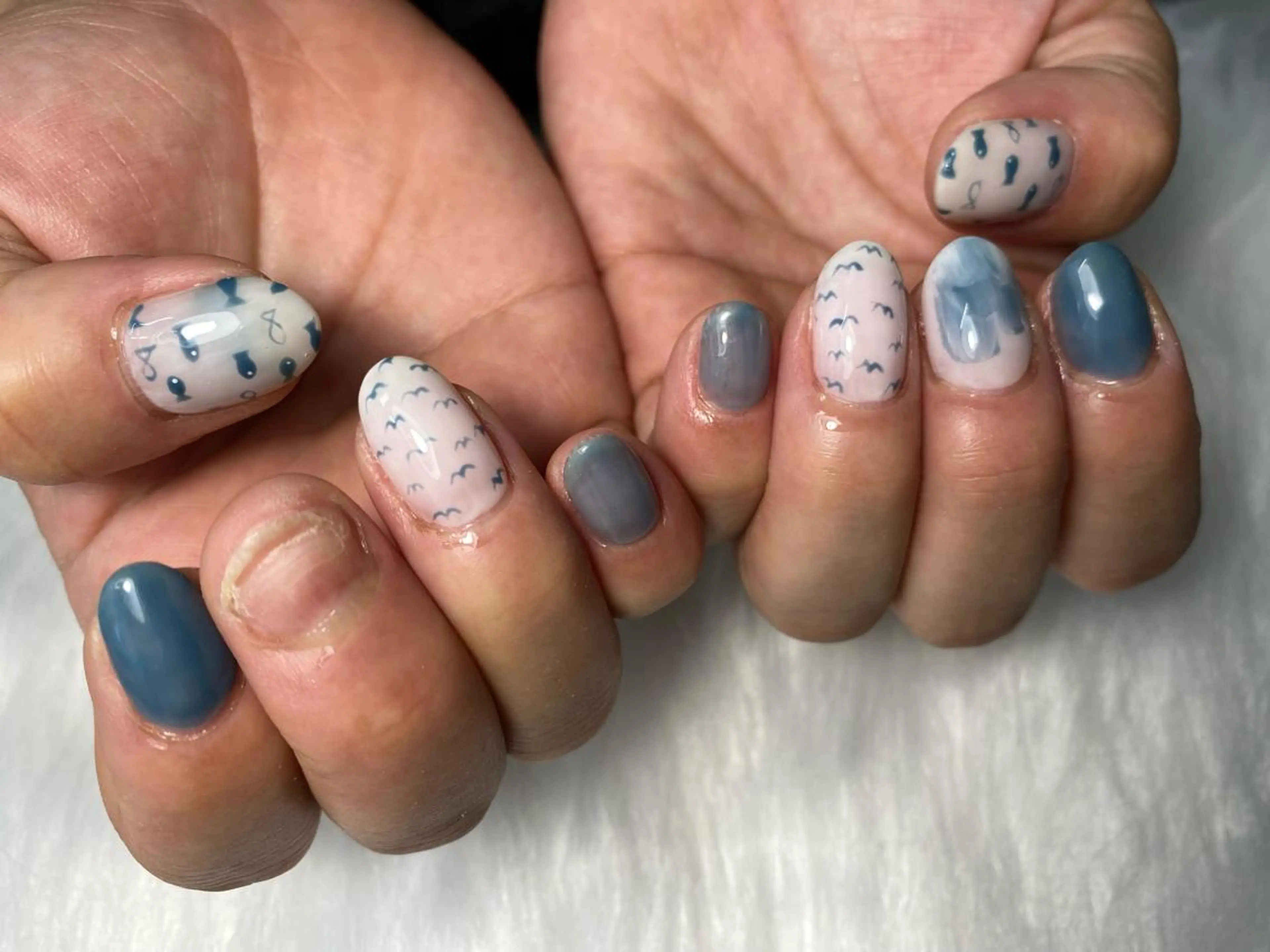 ネイル ハンドネイル Mana‪ ‪·͜· ❤︎‬のネイルデザイン