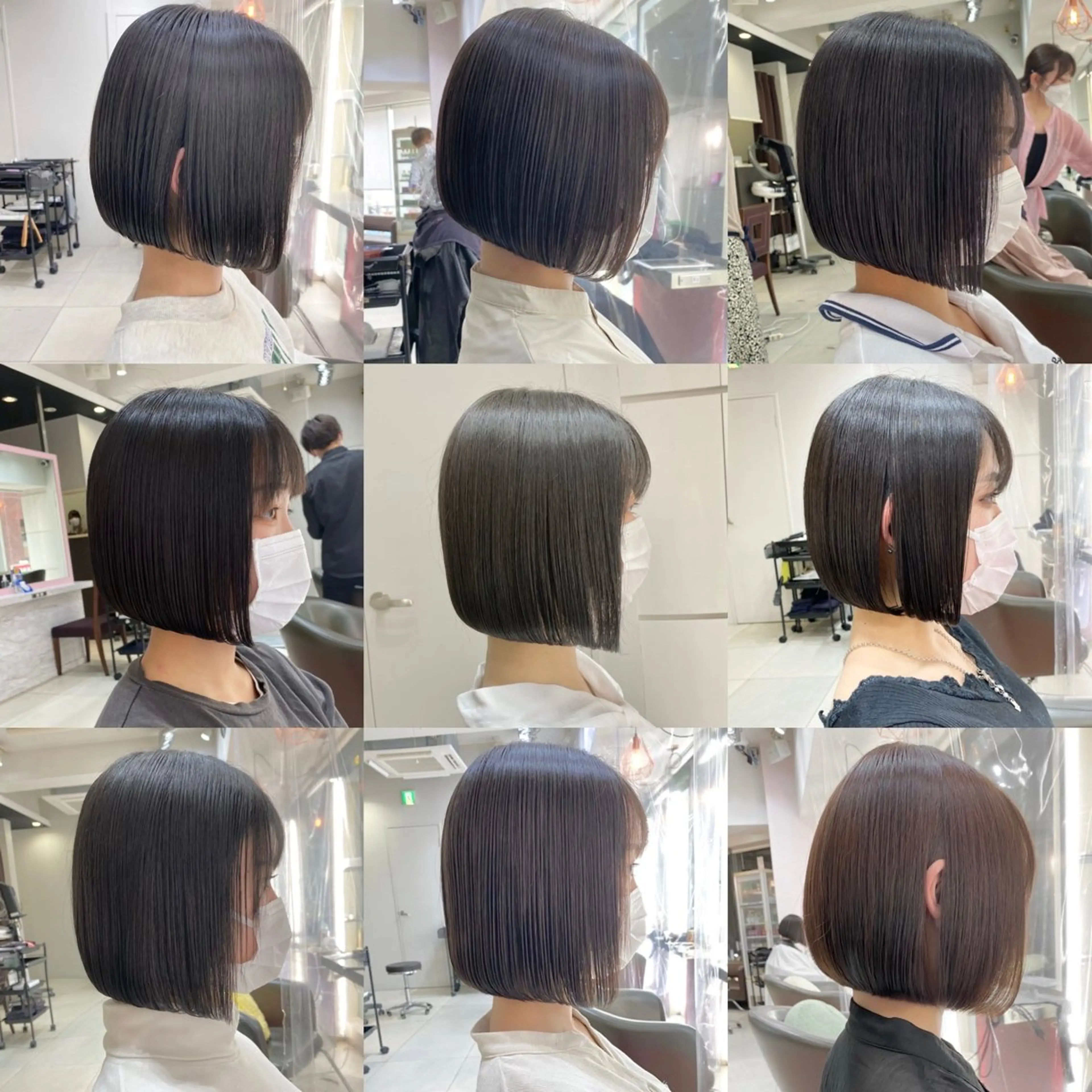 ショート カラー カット トリートメント ボブ×艶髪｜ 艶カラー🩶石橋怜大のヘアスタイル