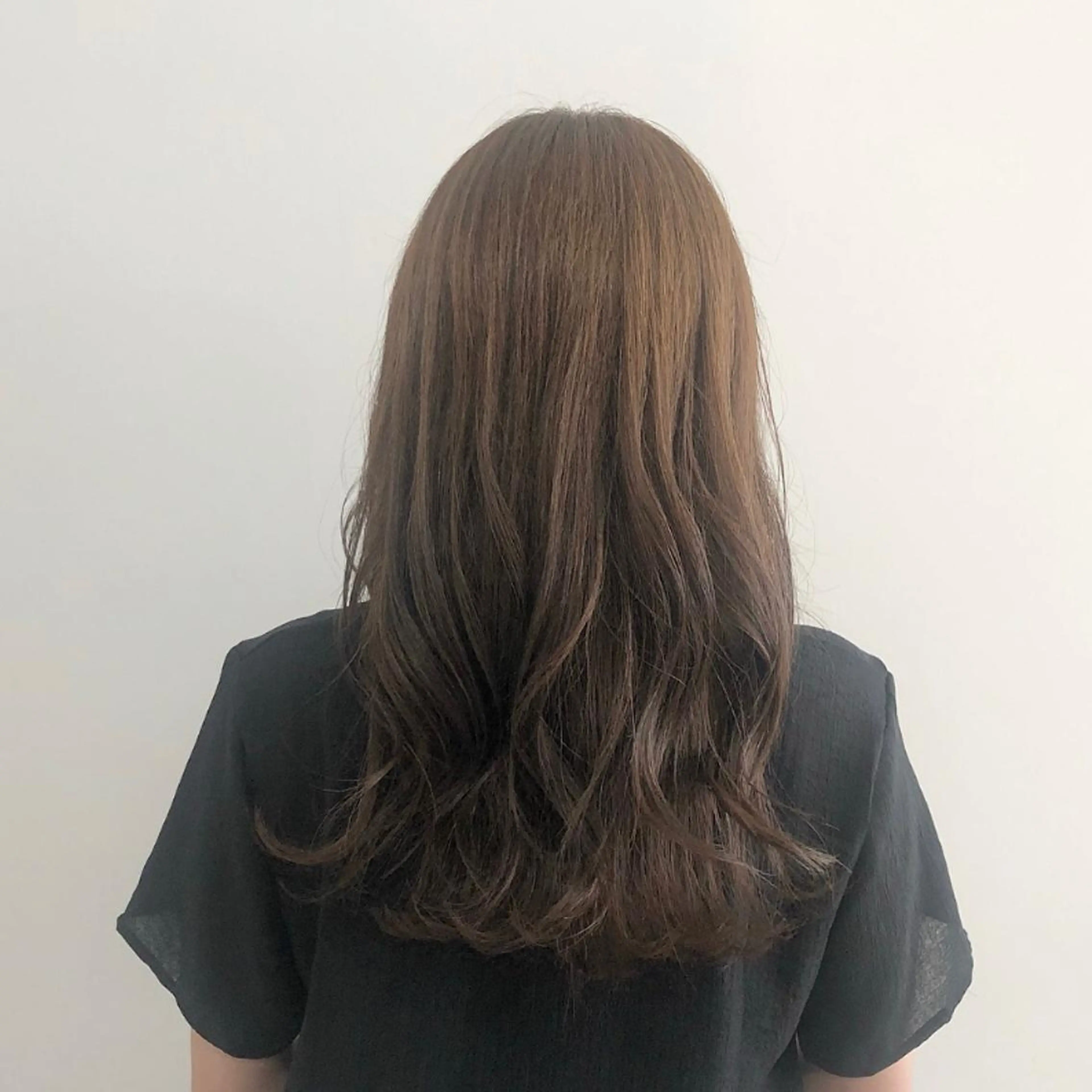 セミロング カラー お洒落パーマ/ 艶カラー/michiのヘアスタイル