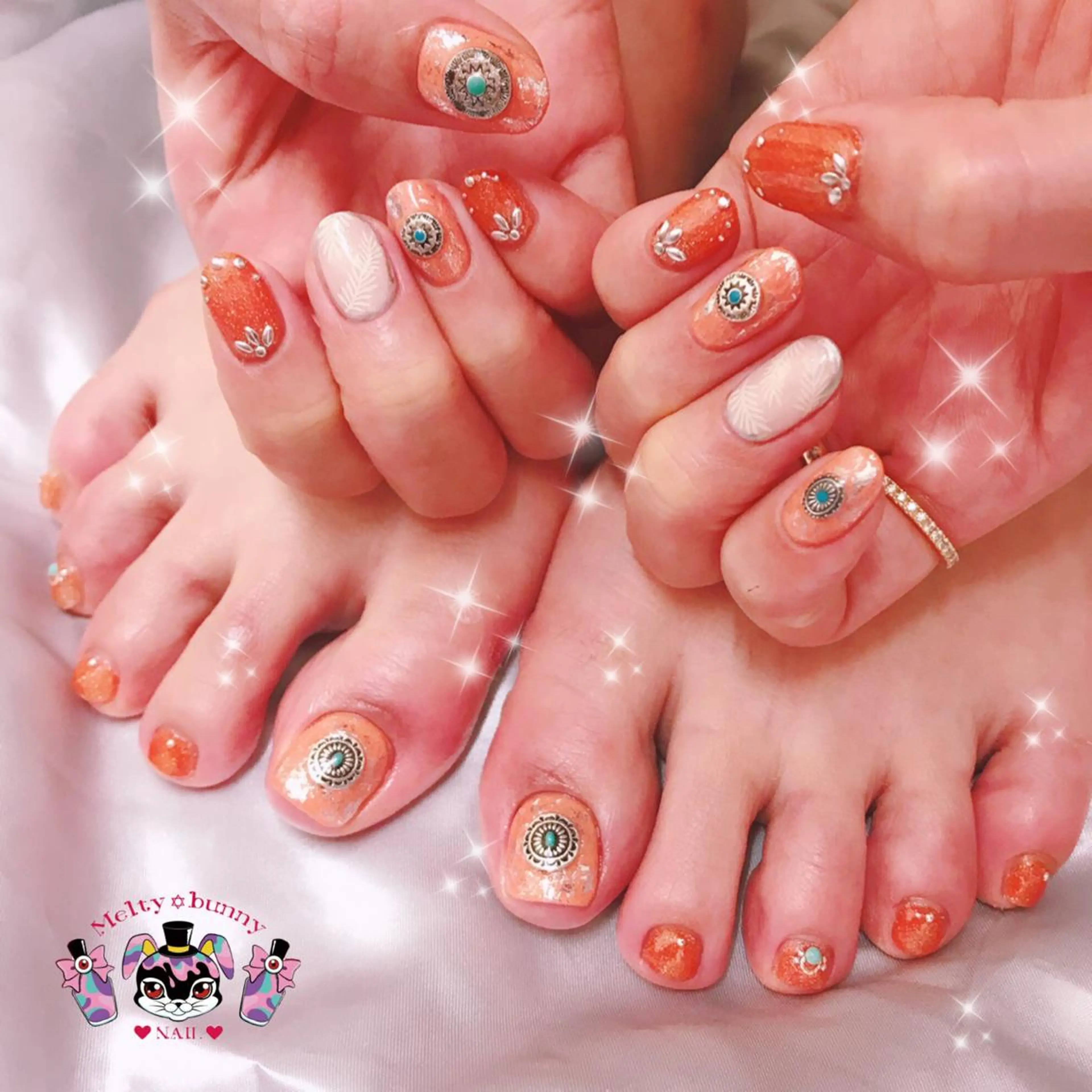 ネイル フットネイル 深爪を断らない スカルプ高評価店のネイルデザイン