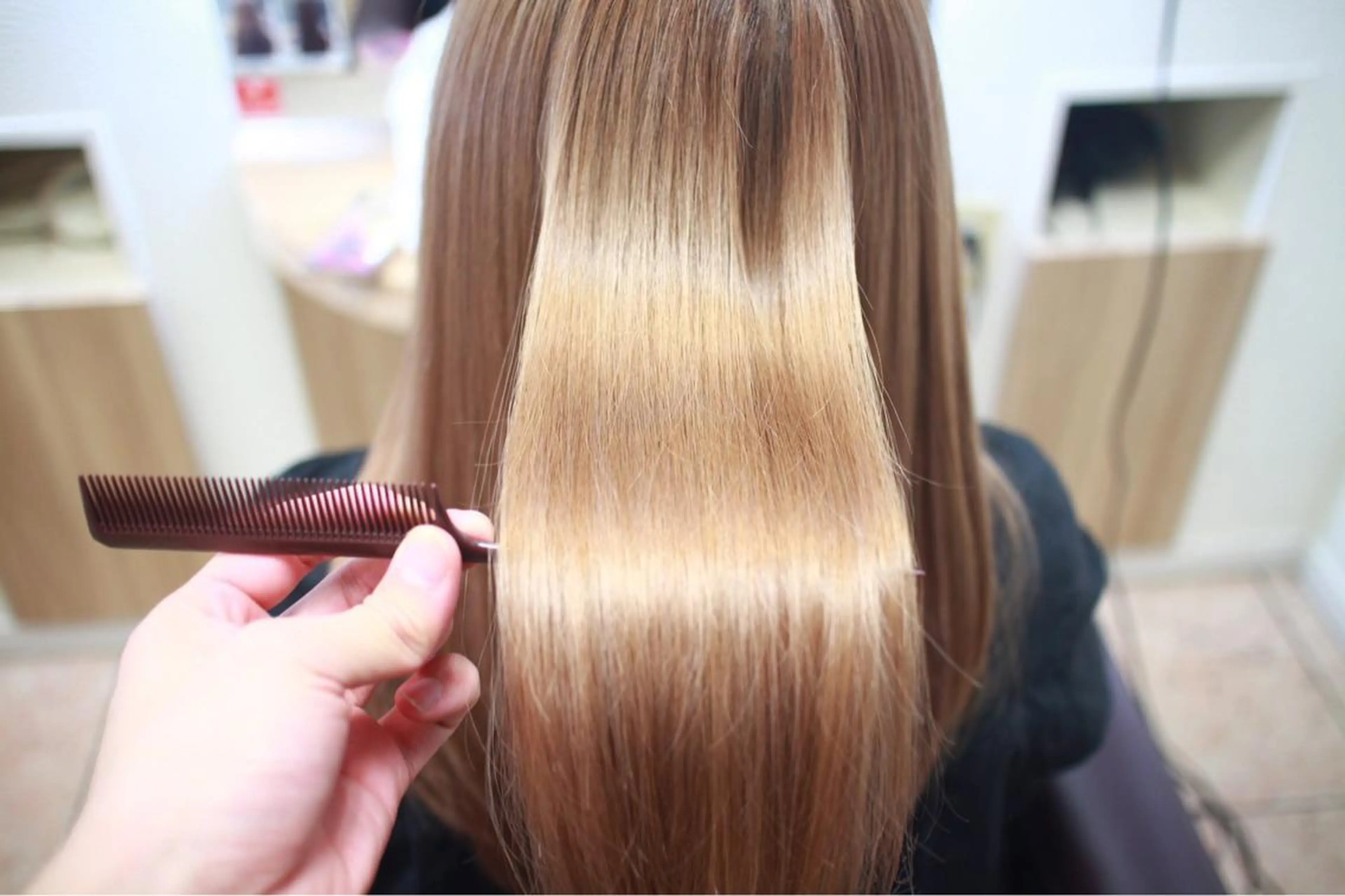 ミディアム 髪質改善 トリートメント 渡辺 リリのヘアスタイル