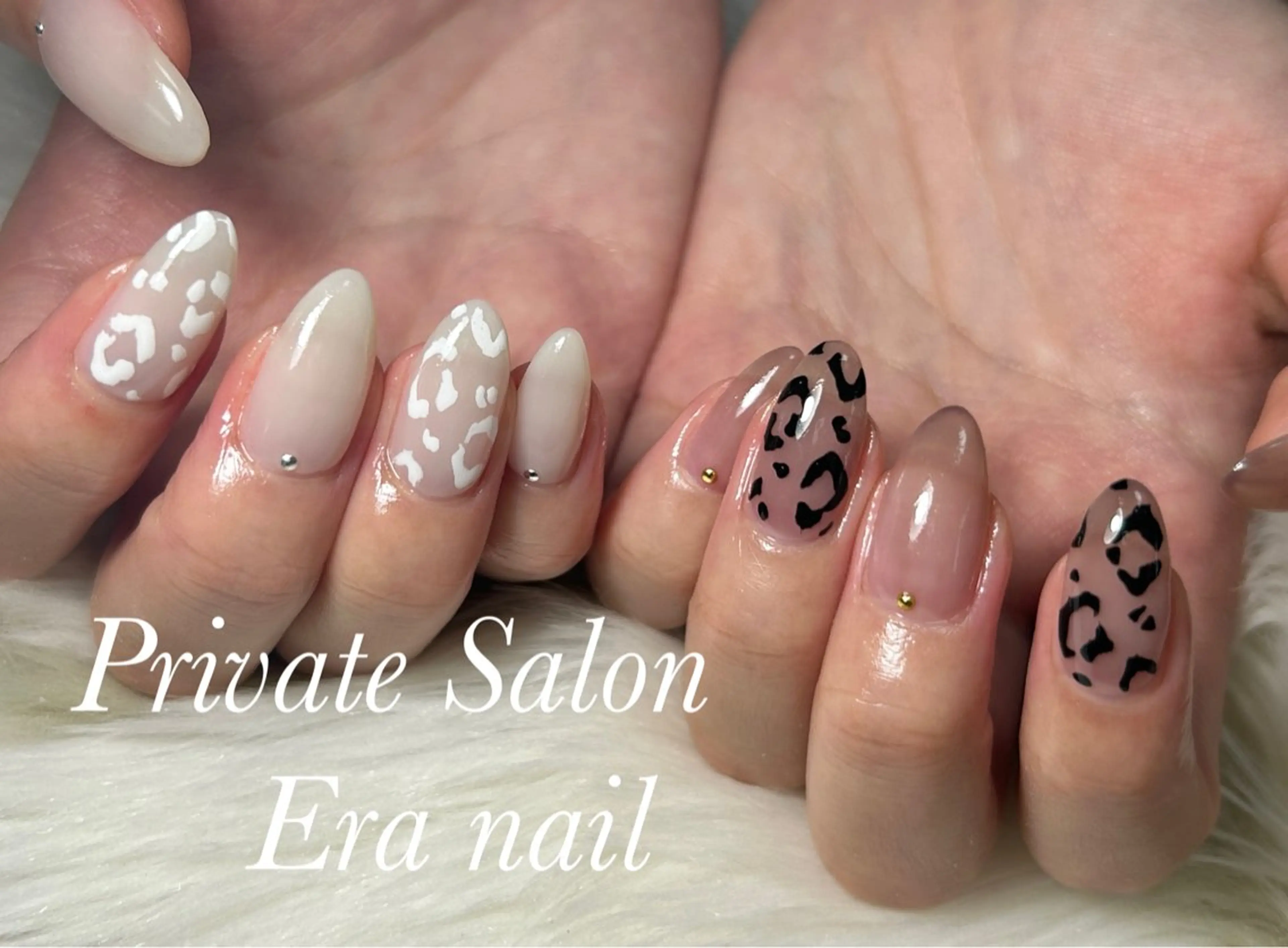 ネイル アニマル柄 ハンドネイル Era nailのネイルデザイン