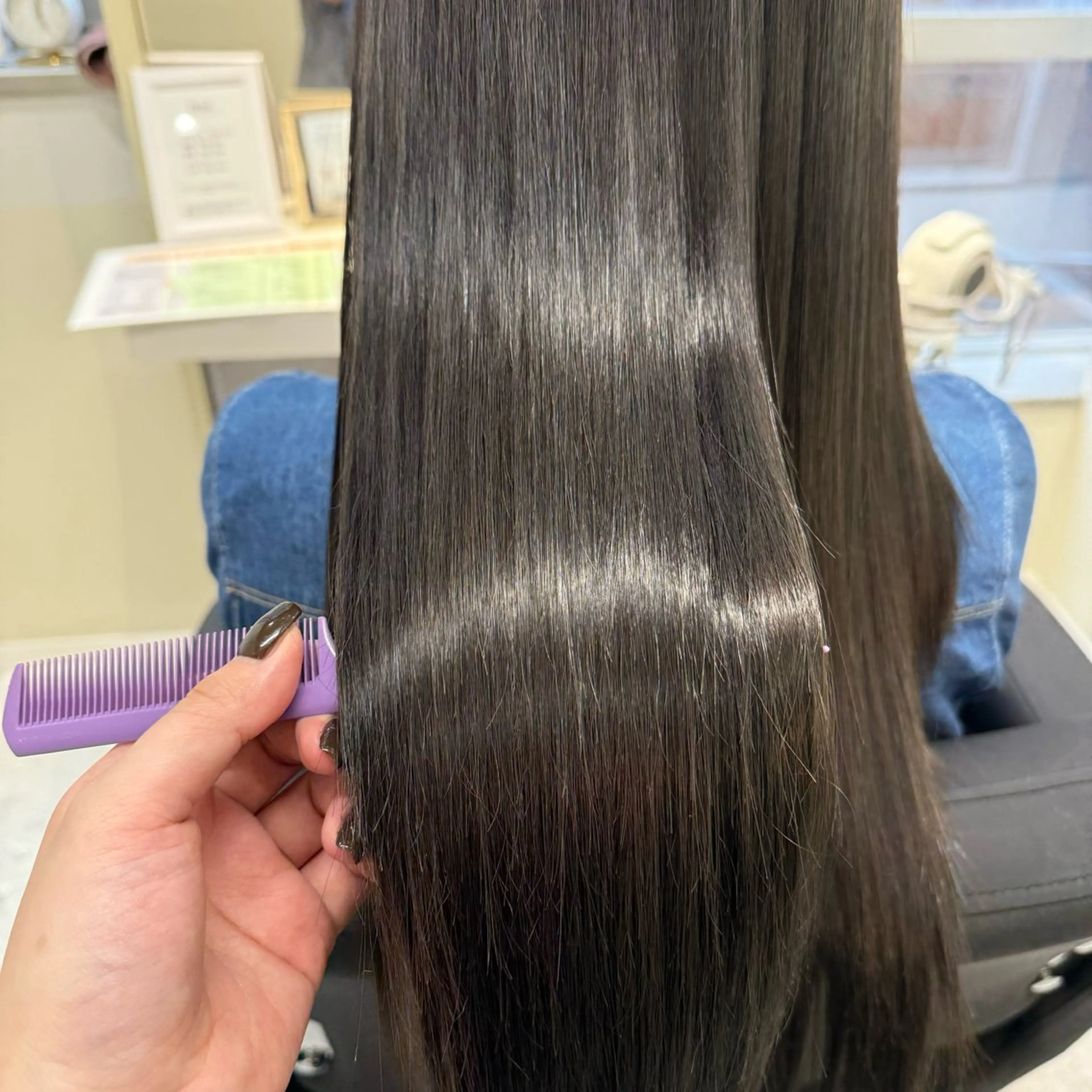 ロング カラー 半個室サロン/透明感 /艶髪♡岸上 温♡のヘアスタイル