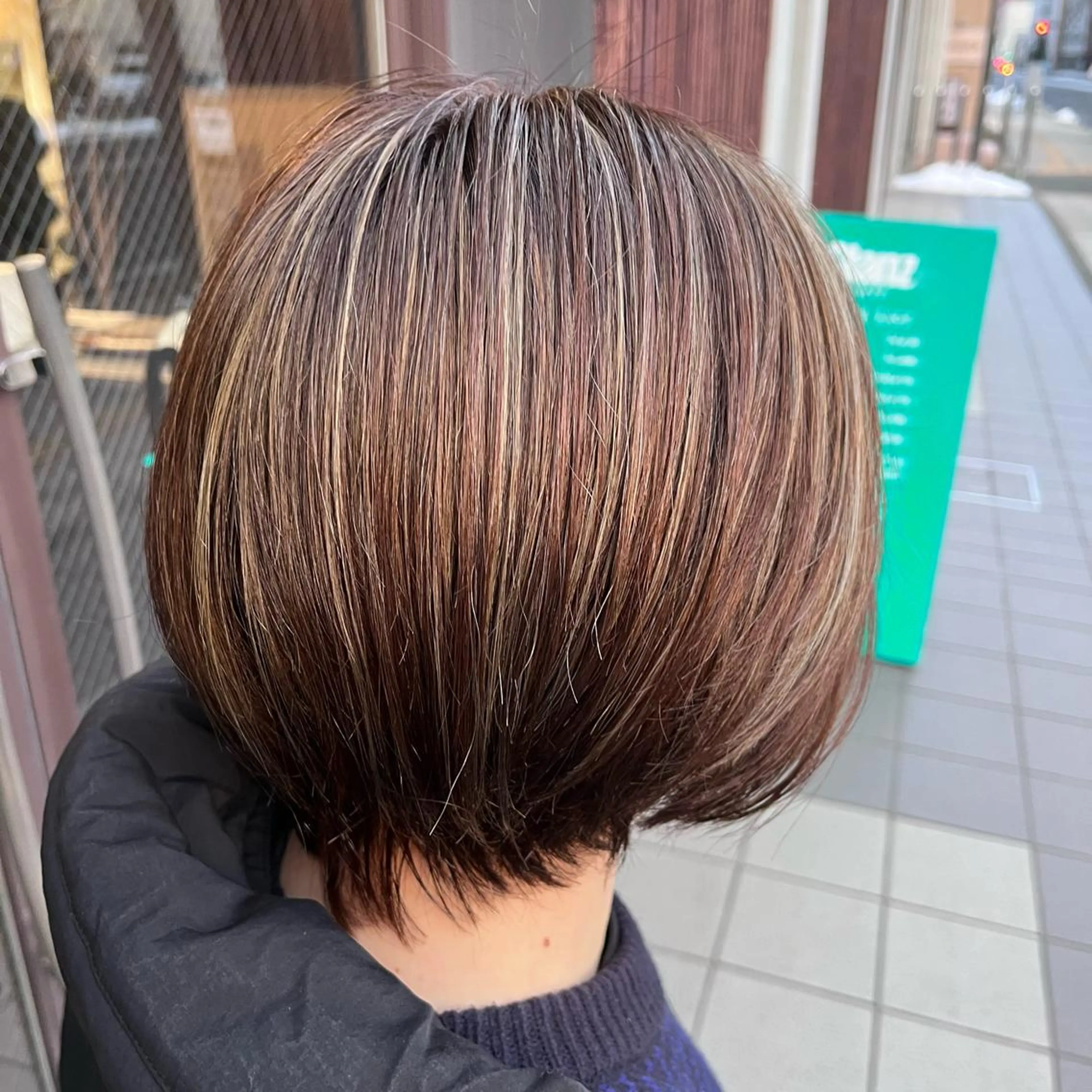 ショート ハイライト トリートメント カット ヘアカラー トリートメント Glanz hair 坂牛匠のヘアスタイル