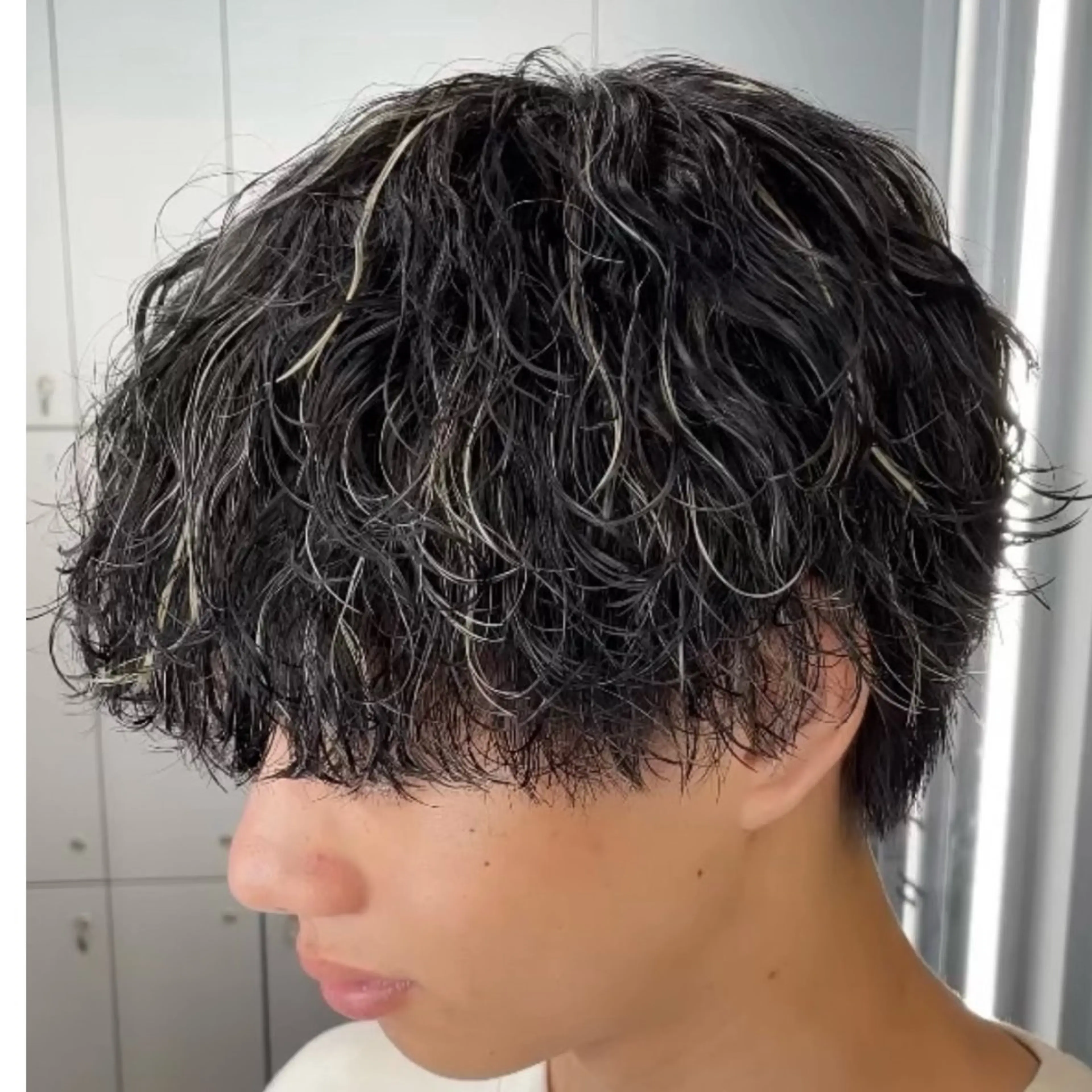 ミディアム カラー ヘアアレンジ メンズ fifth 石川 凪のヘアスタイル