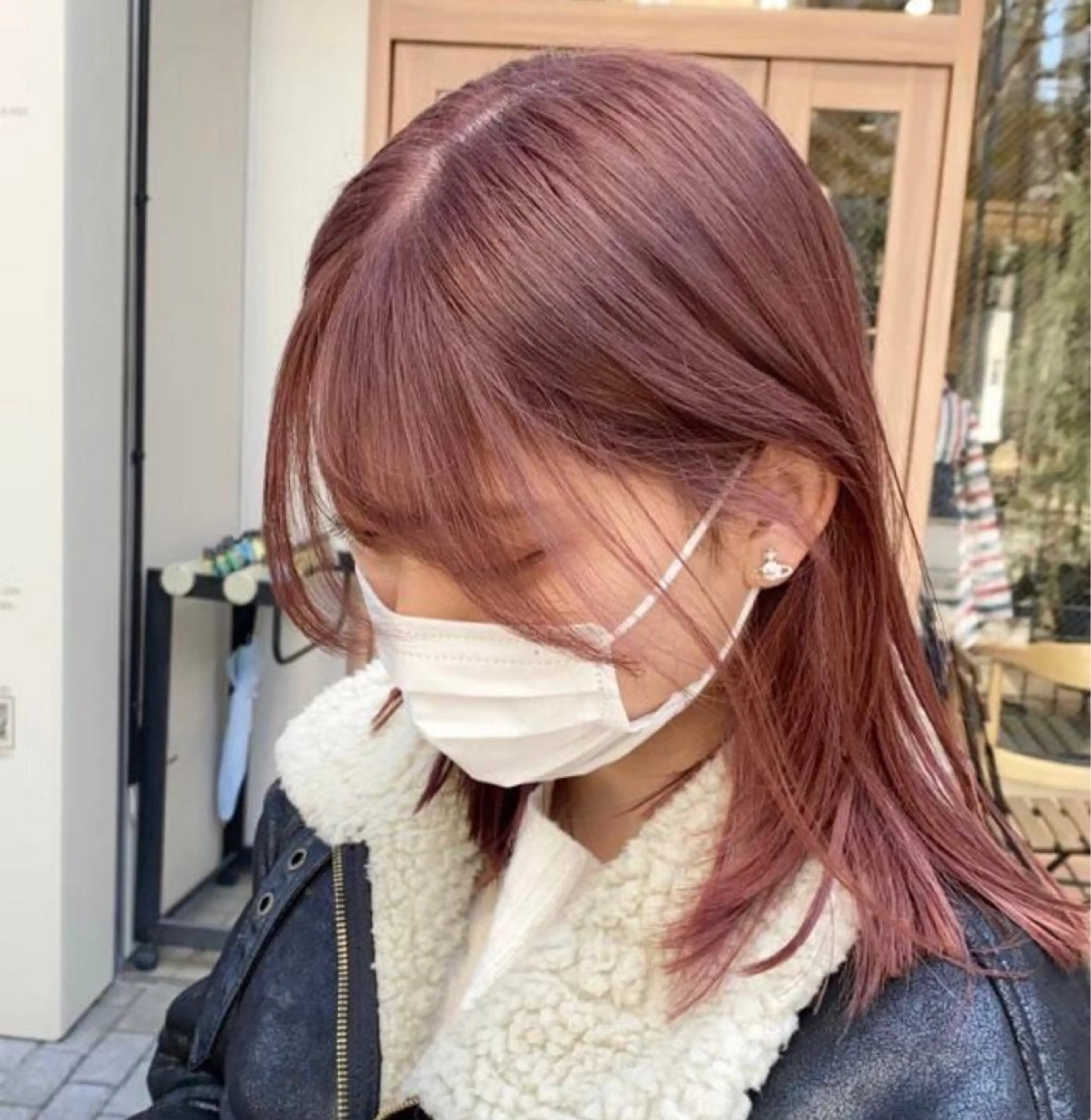 ミディアム カラー ダブルカラー ハイトーンレイヤー 吉祥寺/nana🎀のヘアスタイル