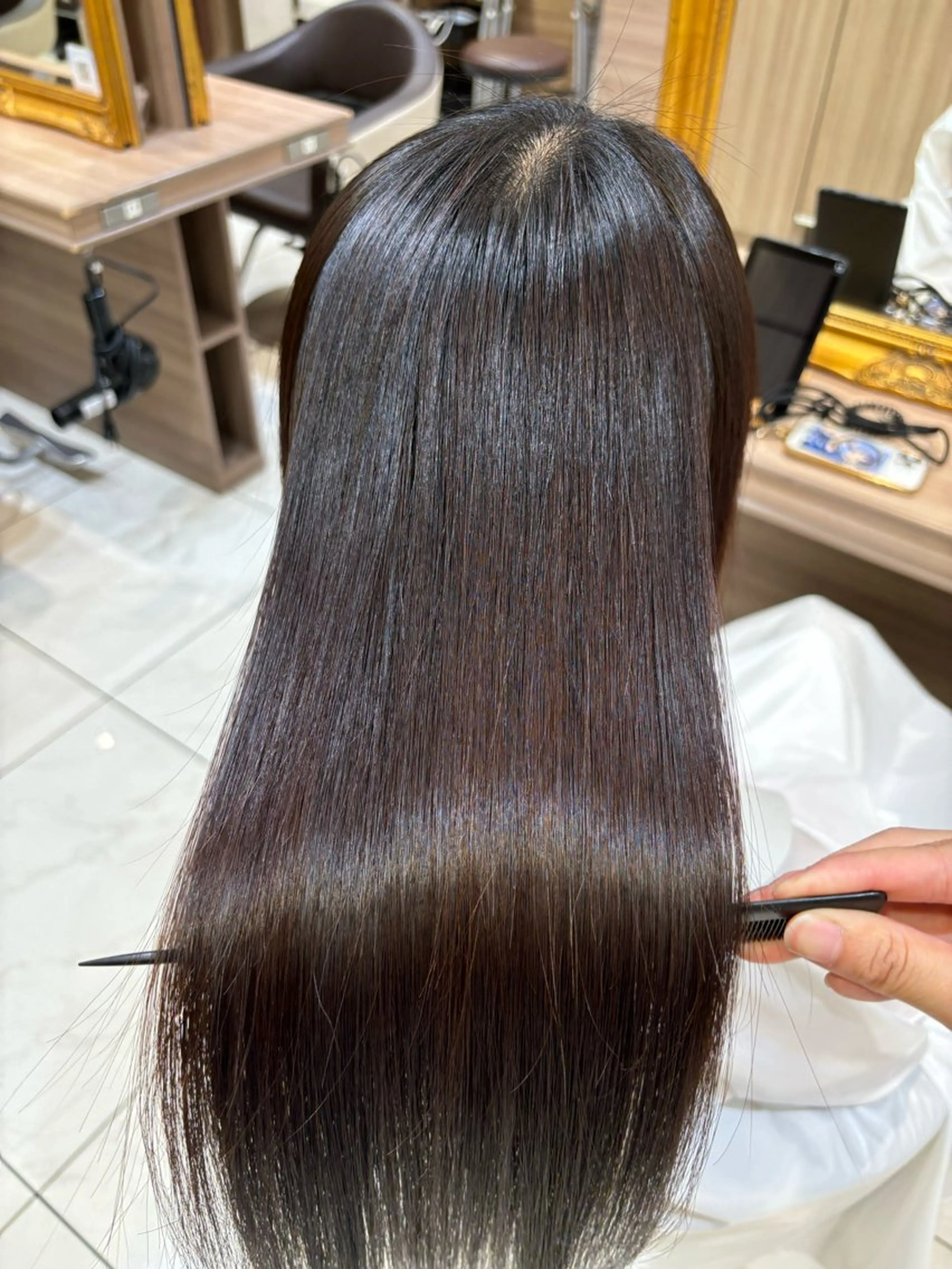 ロング 縮毛矯正 縮毛矯正 🥀縮毛矯正🥀 川﨑和希のヘアスタイル