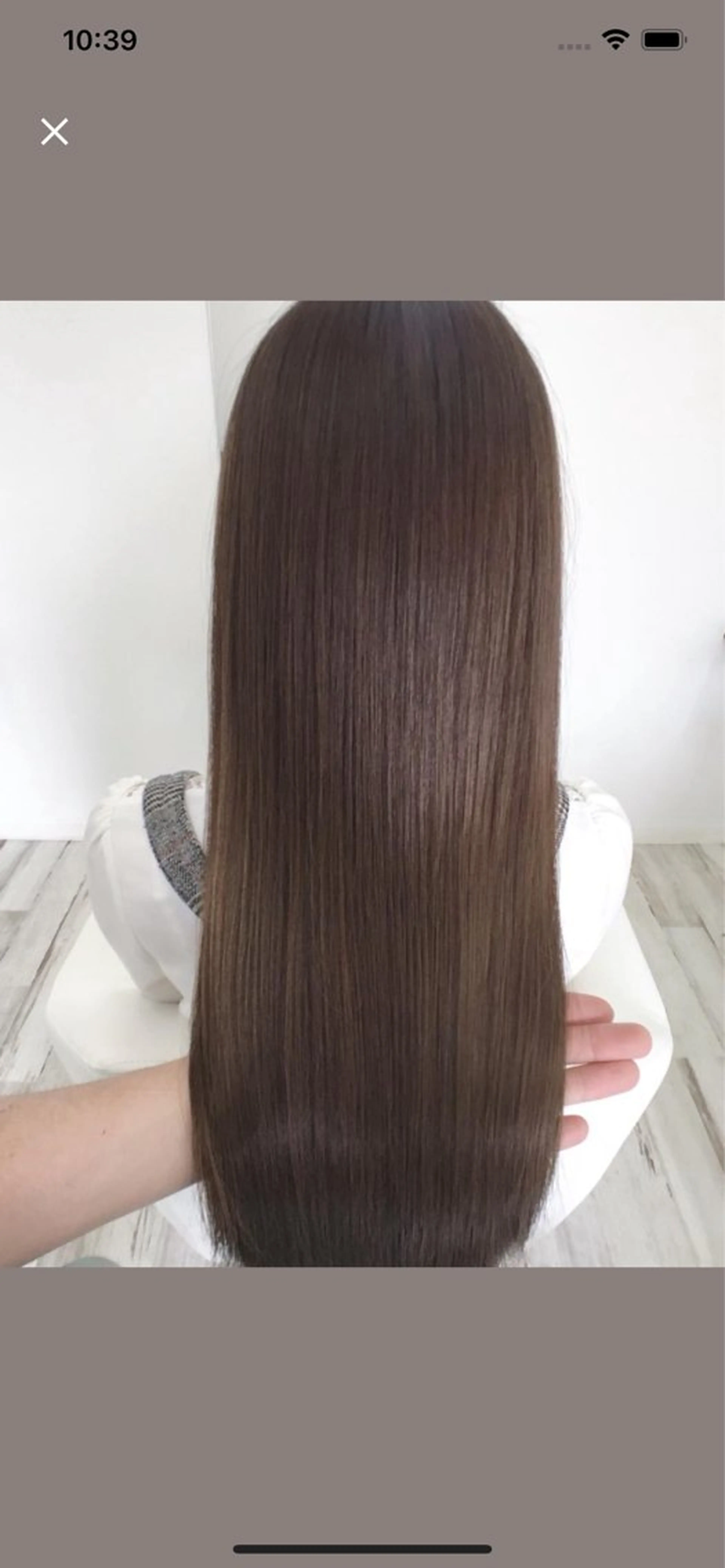 ロング カット トリートメント SHO担当髪質改善 東加古川アーティブのヘアスタイル