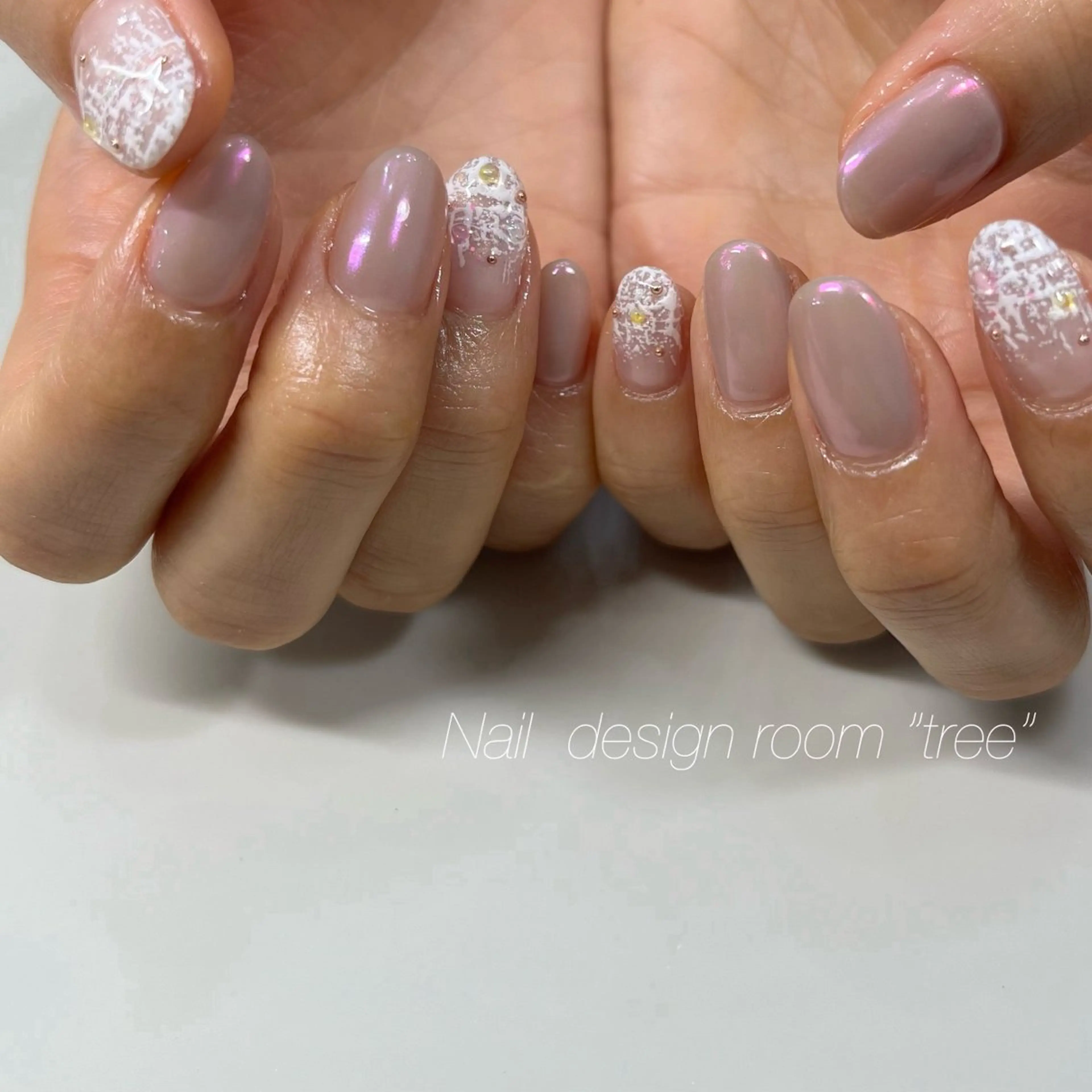 ネイル ツイードネイル ハンドネイル Nail treeのネイルデザイン