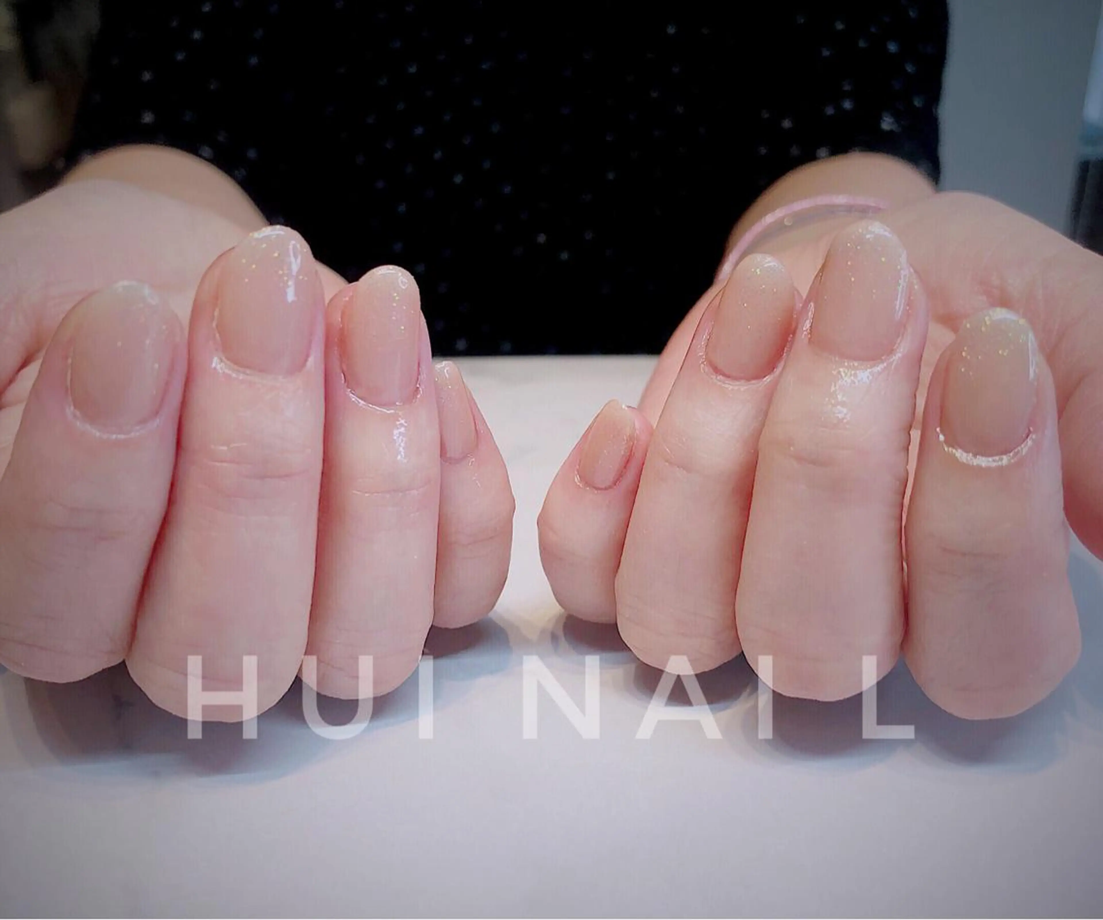 ミディアム めぐみのネイルサロン スタッフ練習のネイルデザイン