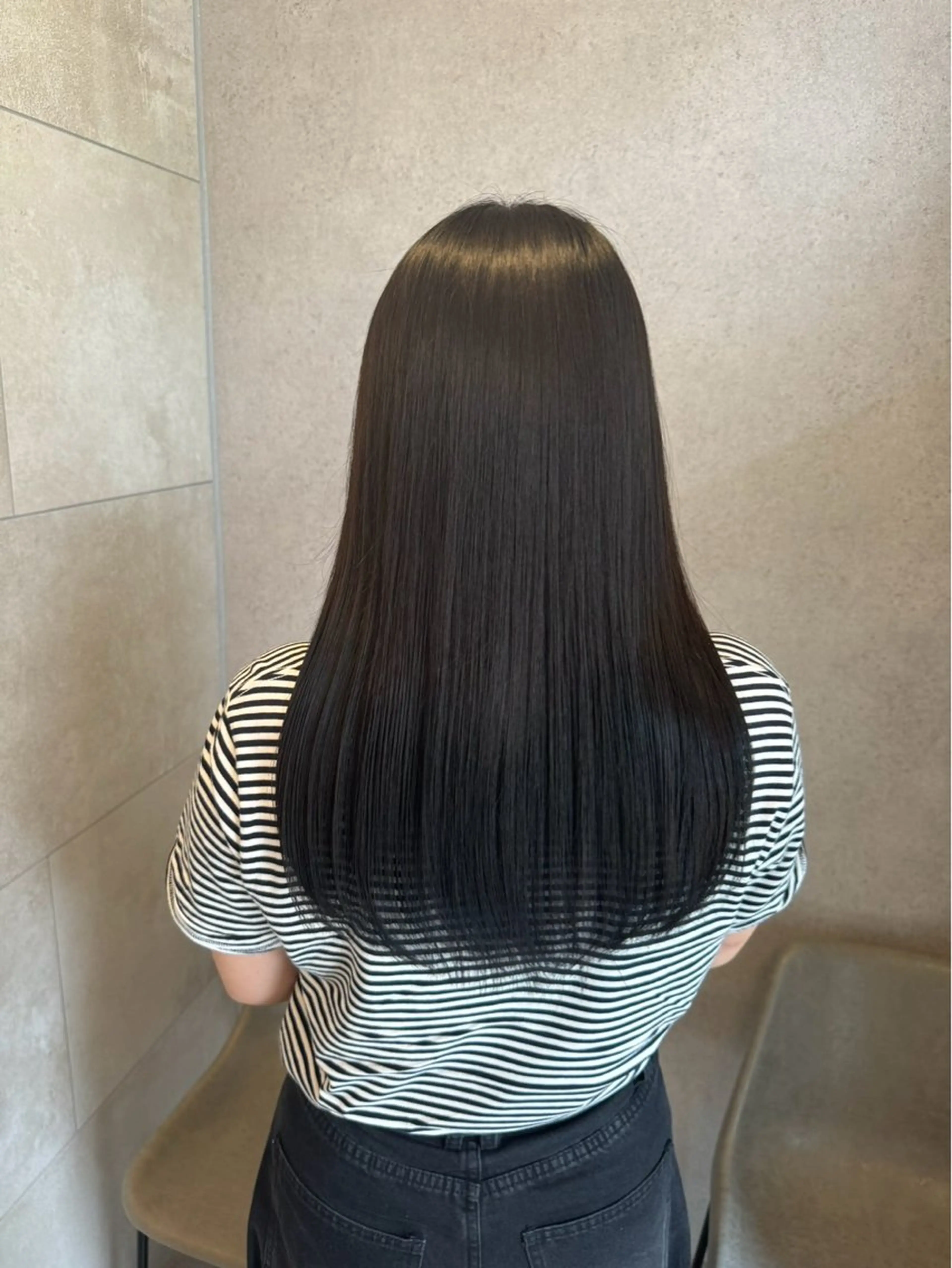 ロング ヘアカラー トリートメント over hair 池袋　yuriaのヘアスタイル
