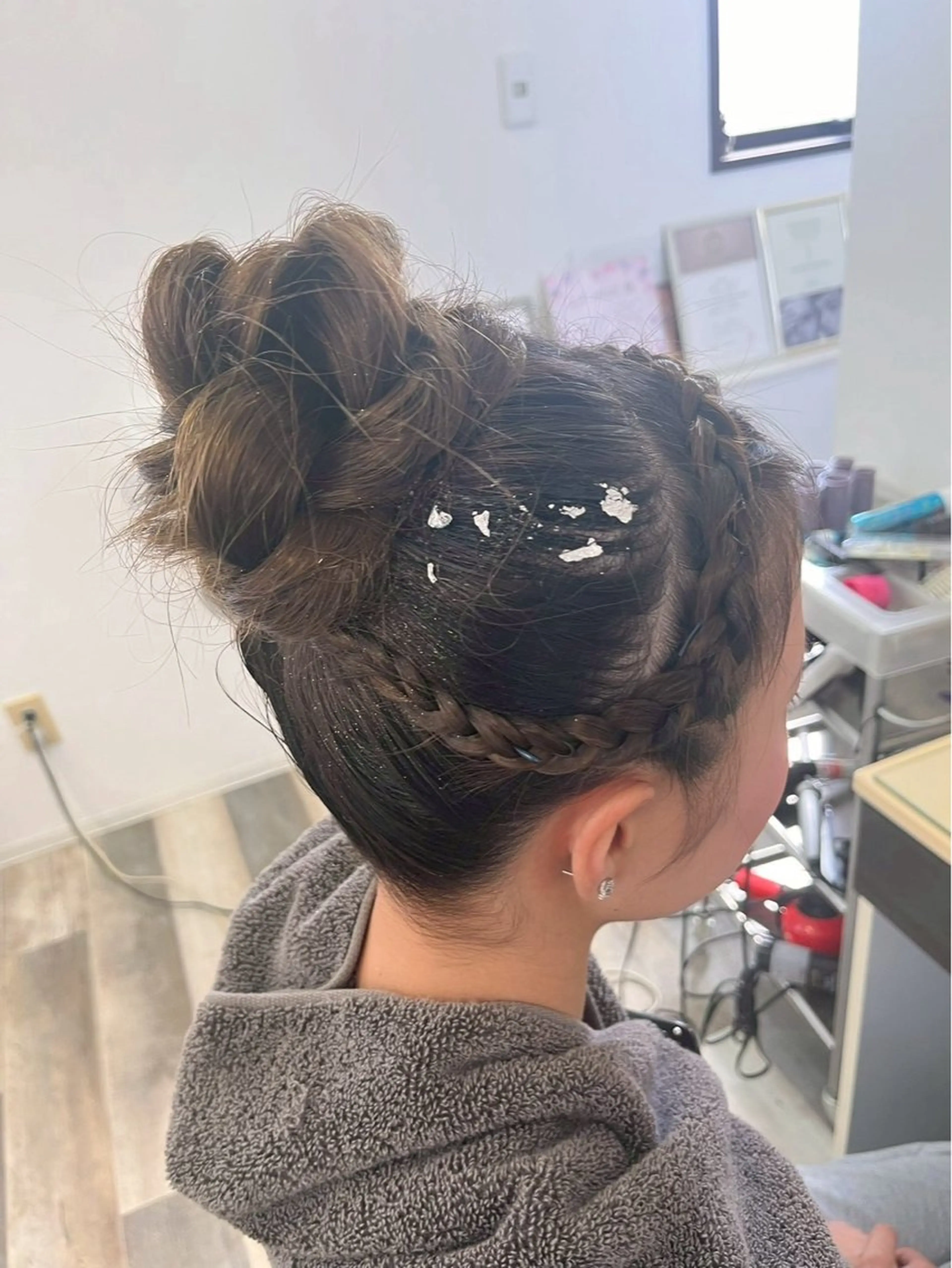 ヘアアレンジ 結婚式・ブライダル デート 浴衣 ヘアセット ラムーン アイラッシュ&ヘアメのマツエク・マツパデザイン