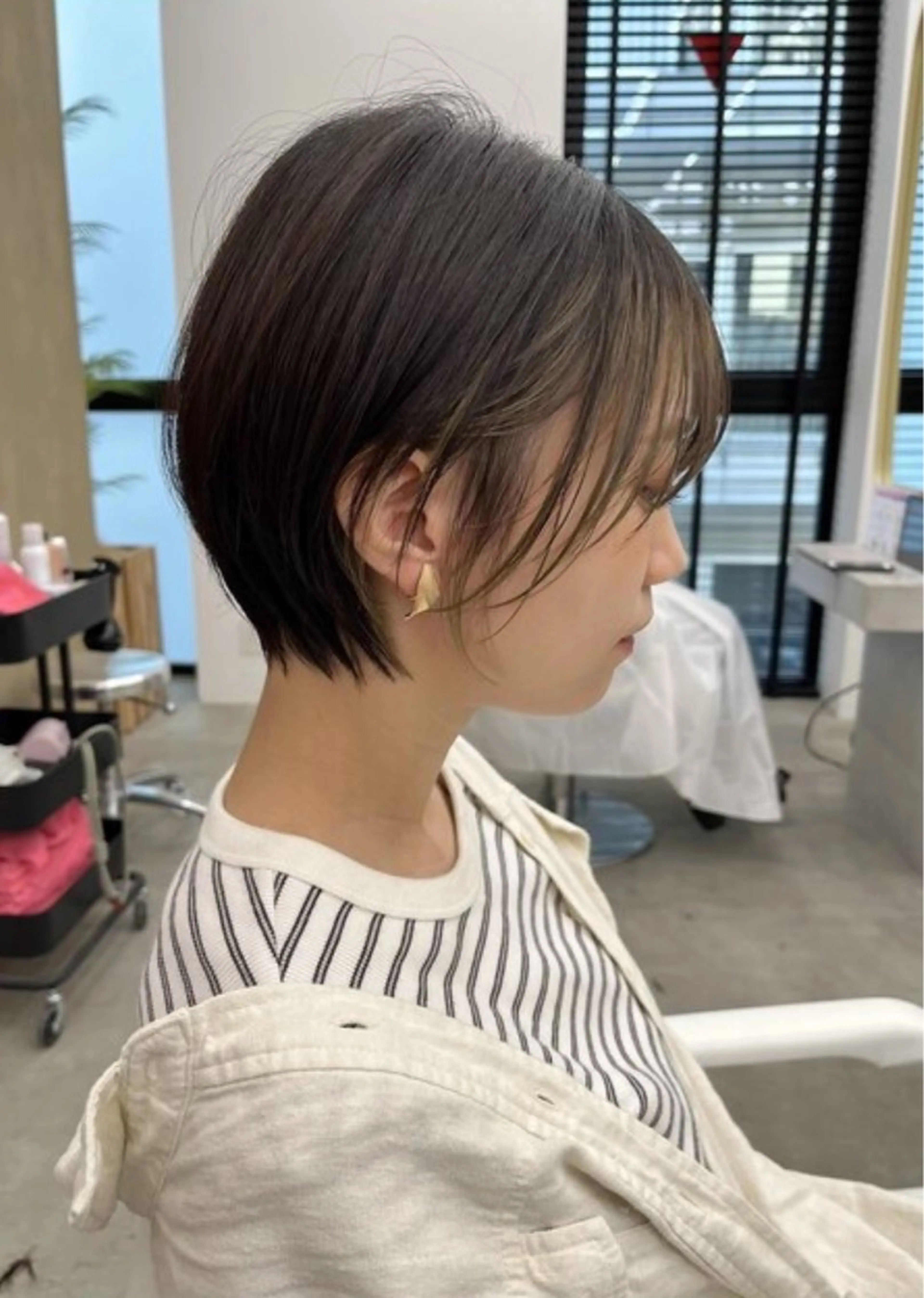 ショート 丸みショート ショートヘア urara/ショート /透明感カラーのヘアスタイル