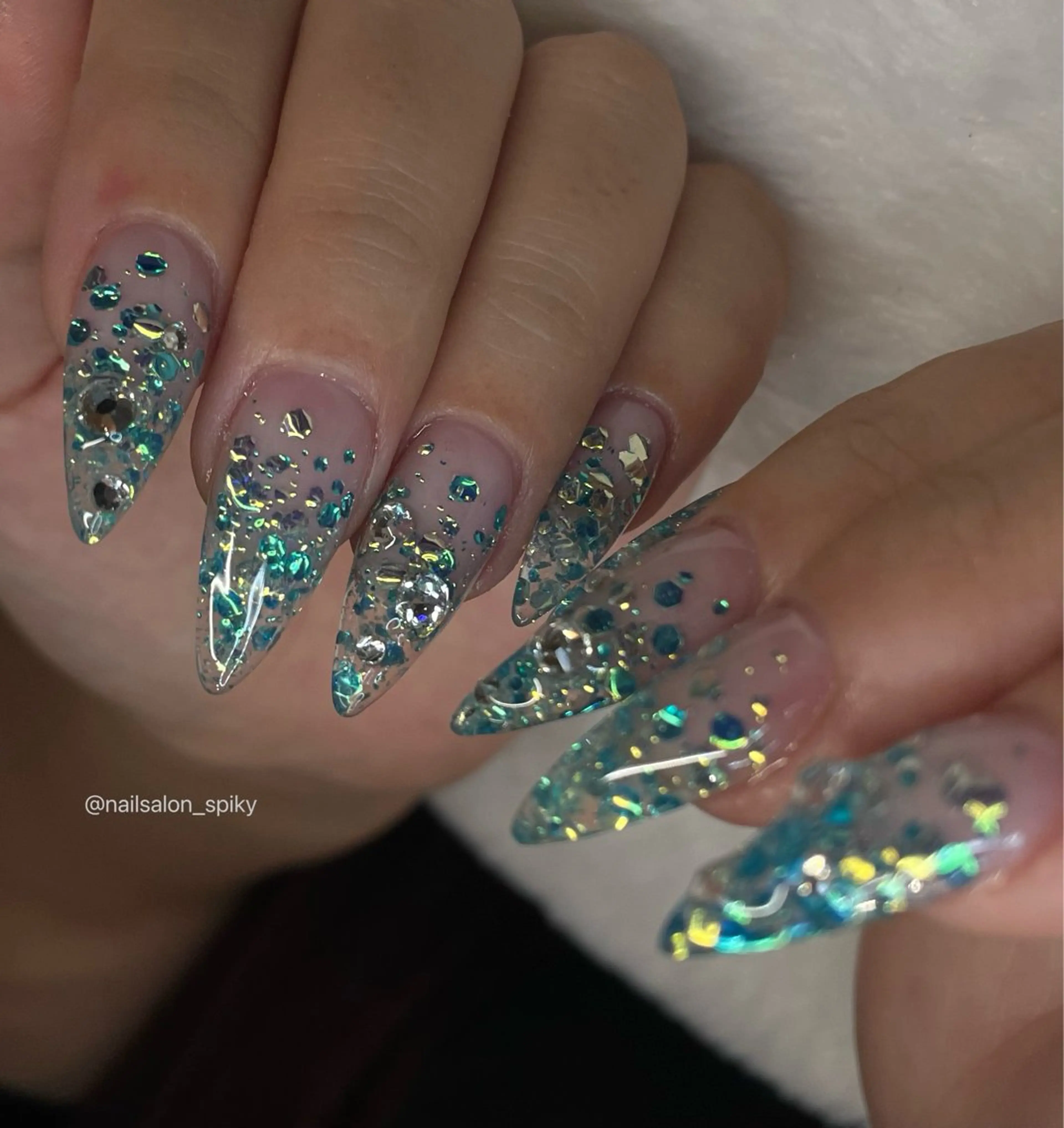 ネイル Spiky とうげ ふうかのネイルデザイン