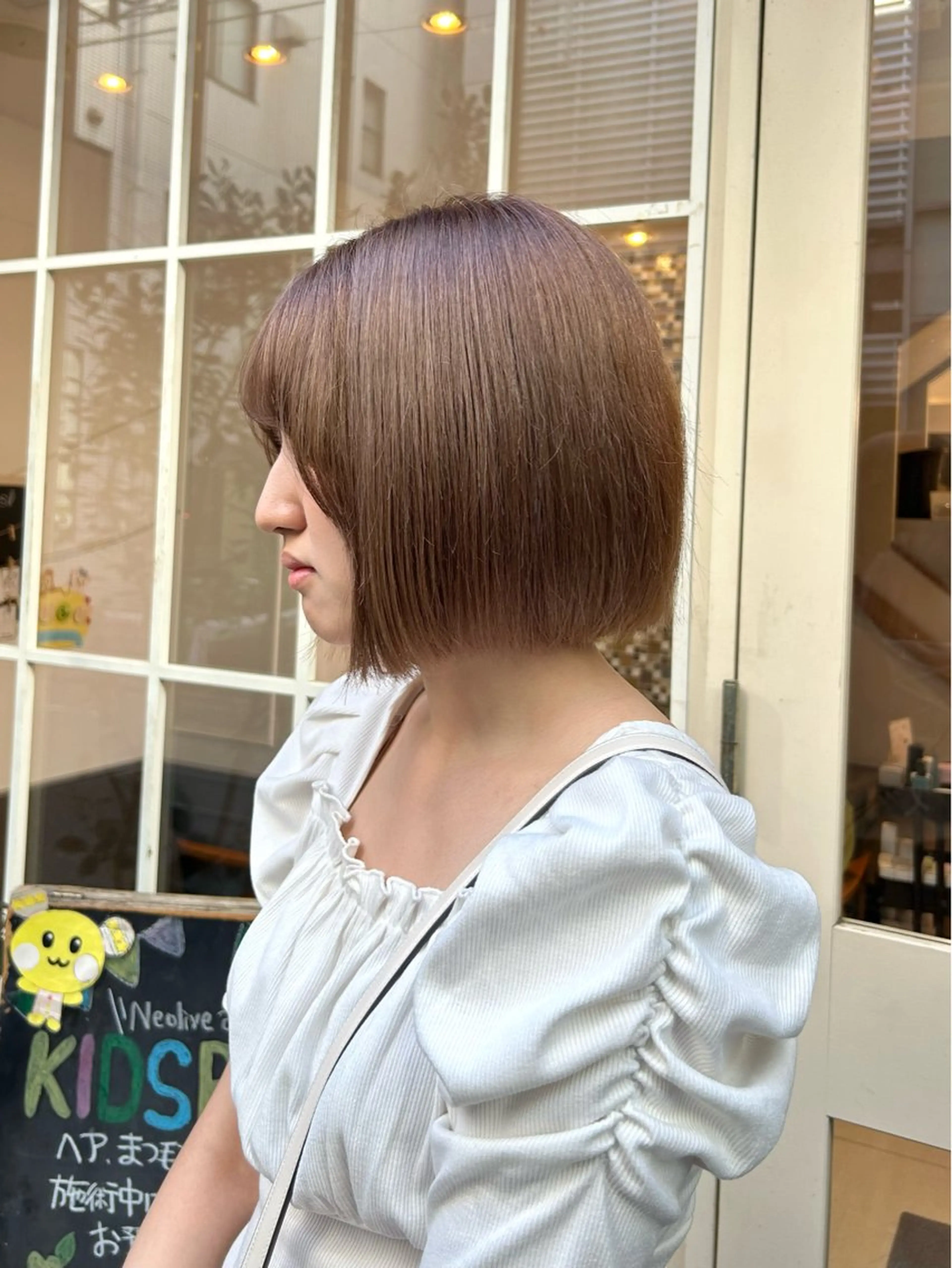 カラー ベージュカラー ピンクカラー 柔らかい質感とカラー /moekaのヘアスタイル