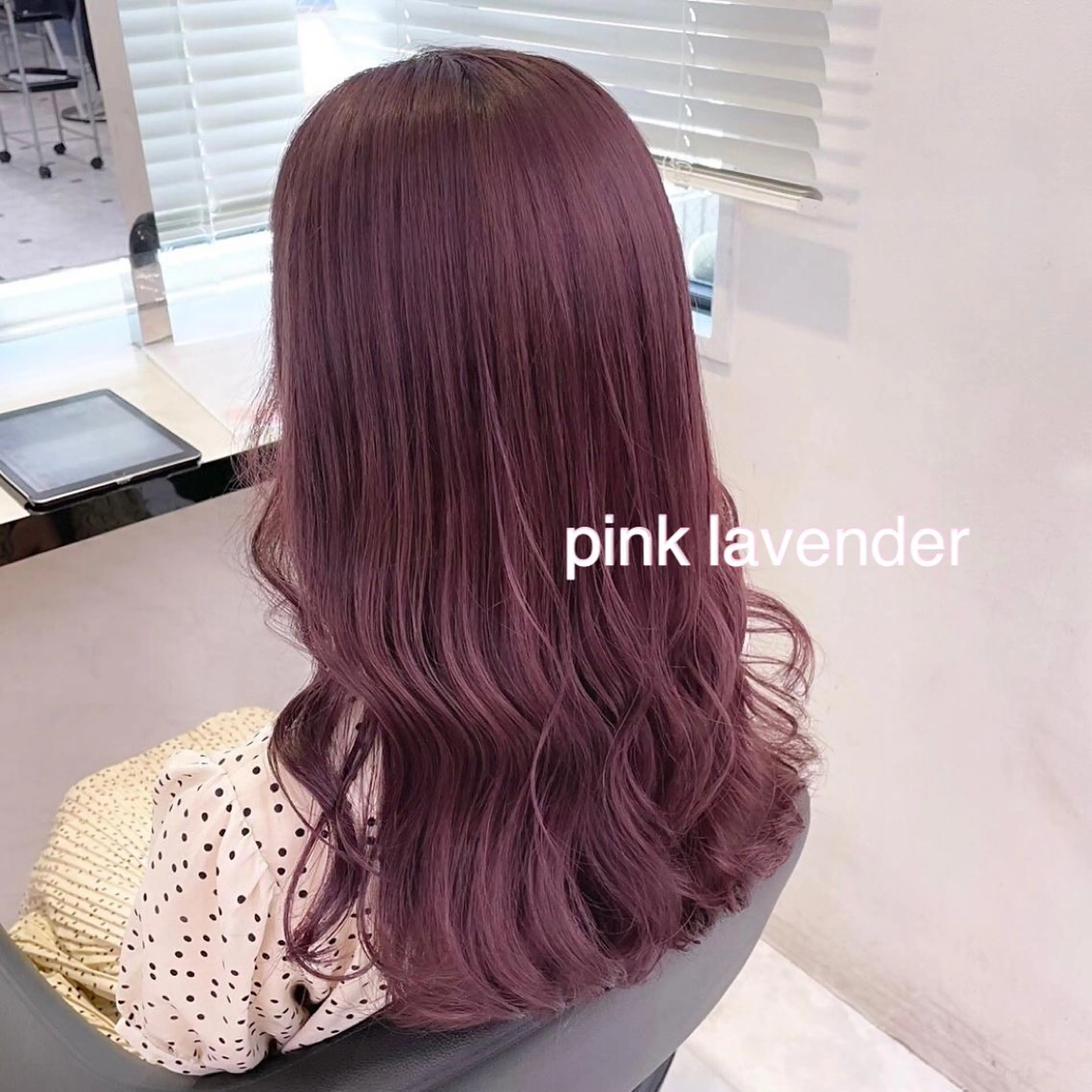 ロング カラー ヘアアレンジ ラベンダーカラー 透明感/艶髪/💖 トレンドスタイル💖のヘアスタイル