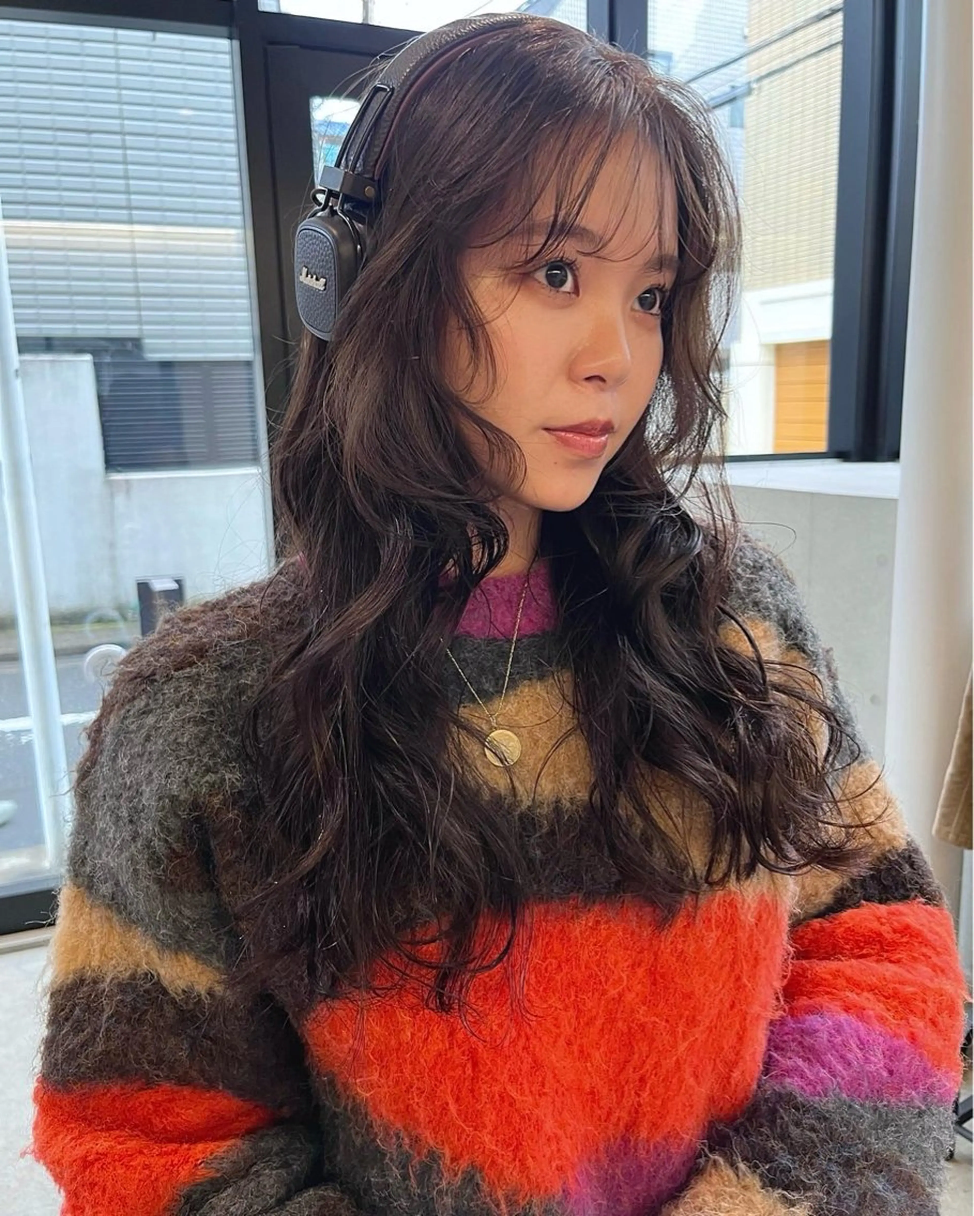 セミロング レイヤーカット/ 酸性ストレート梅田のヘアスタイル