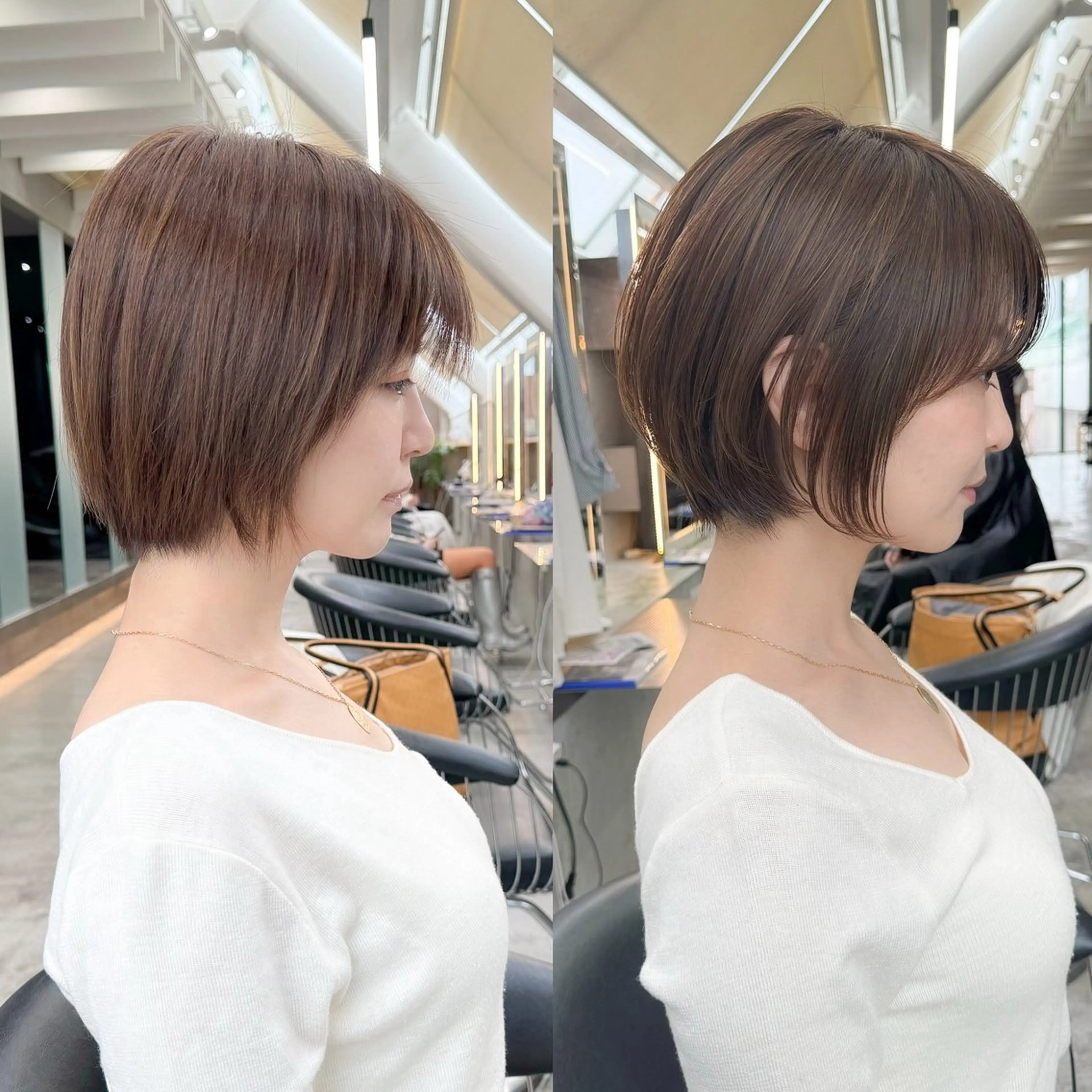 ショート カラー ショート/ボブ/縮毛 三上達大のヘアスタイル