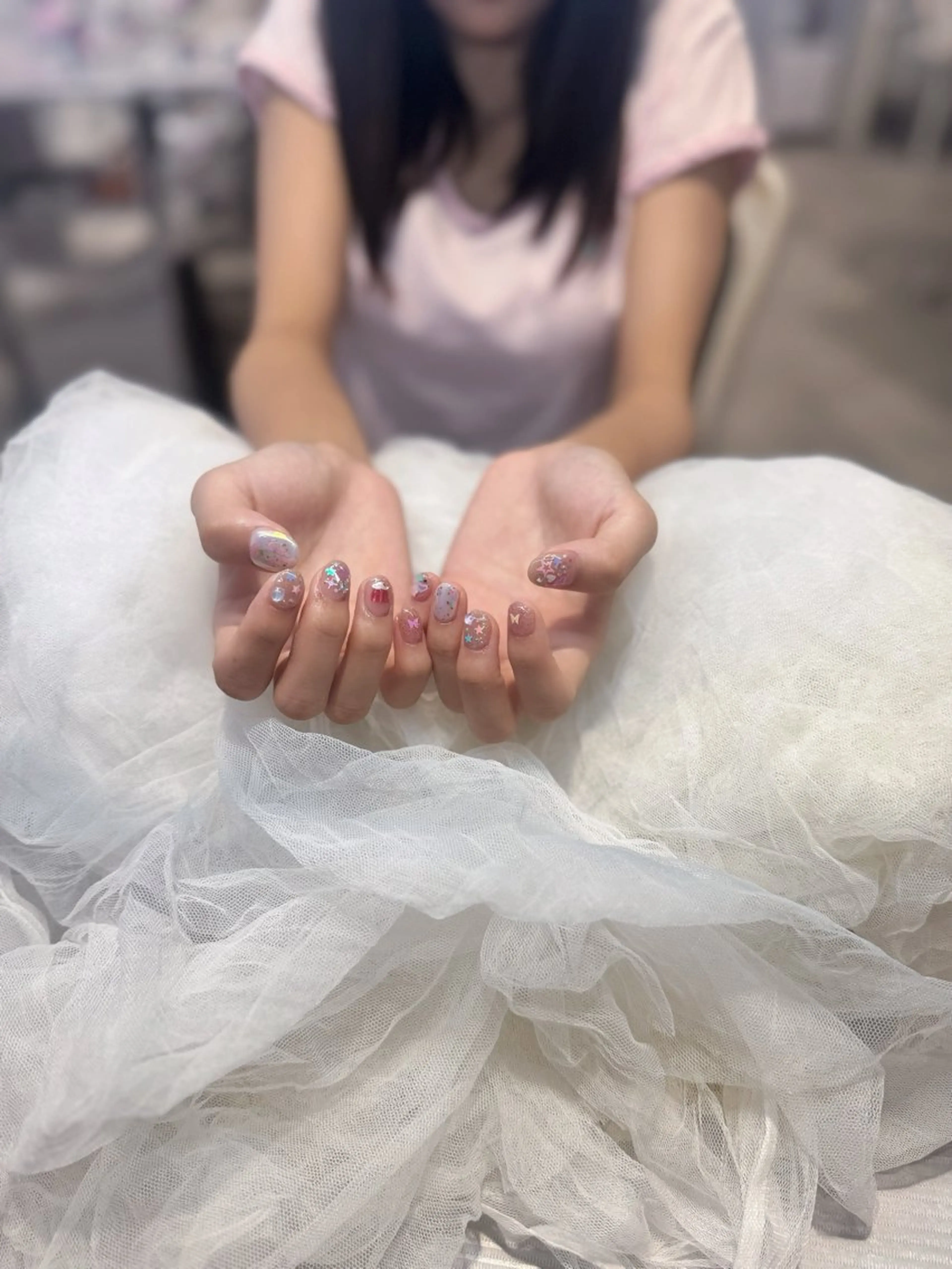 ネイル ハンドネイル 新井 ひなののネイルデザイン