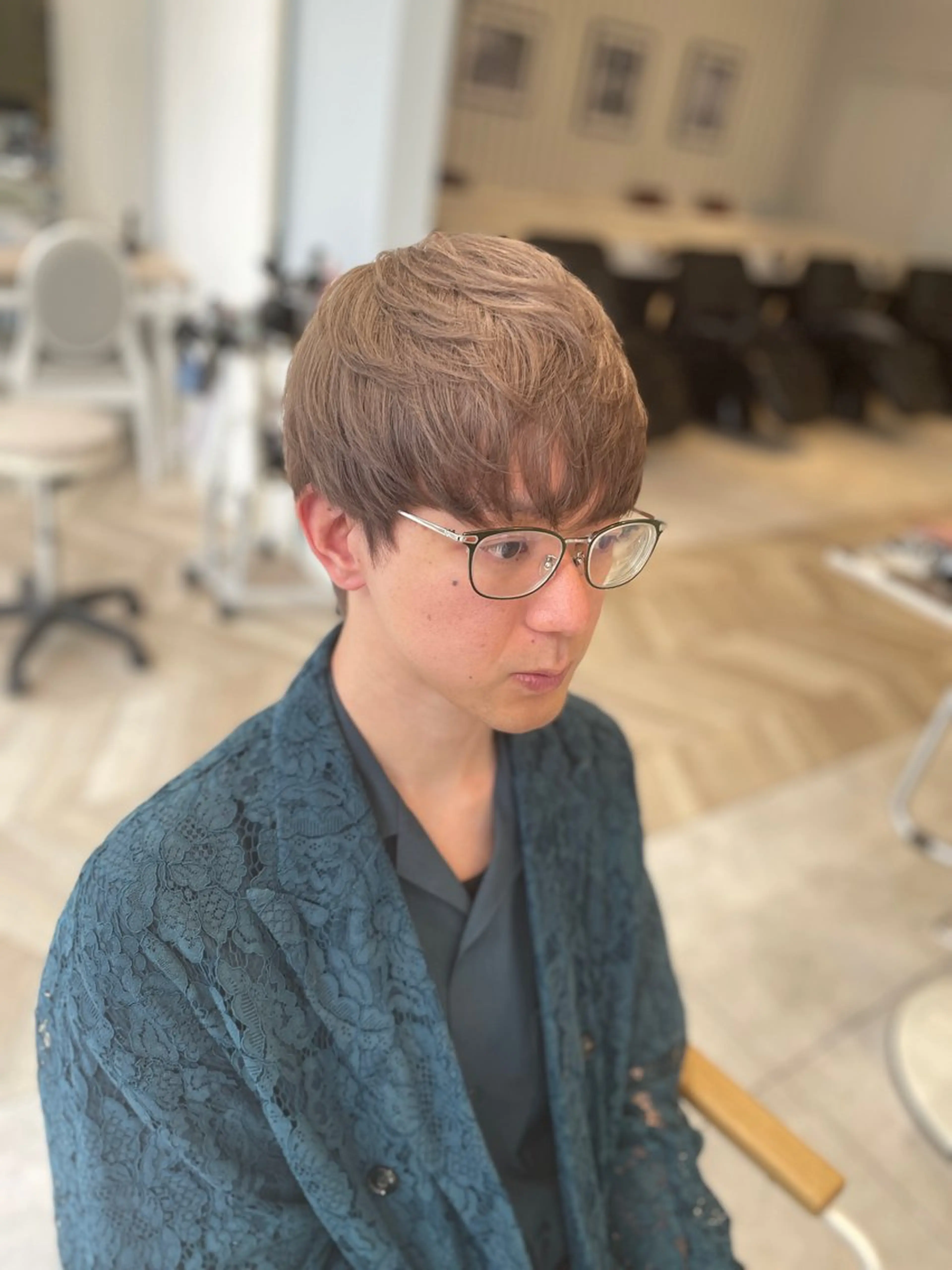 ショート カラー メンズ カット ヘアカラー メンズパーマ/カット / 古川　諒のヘアスタイル