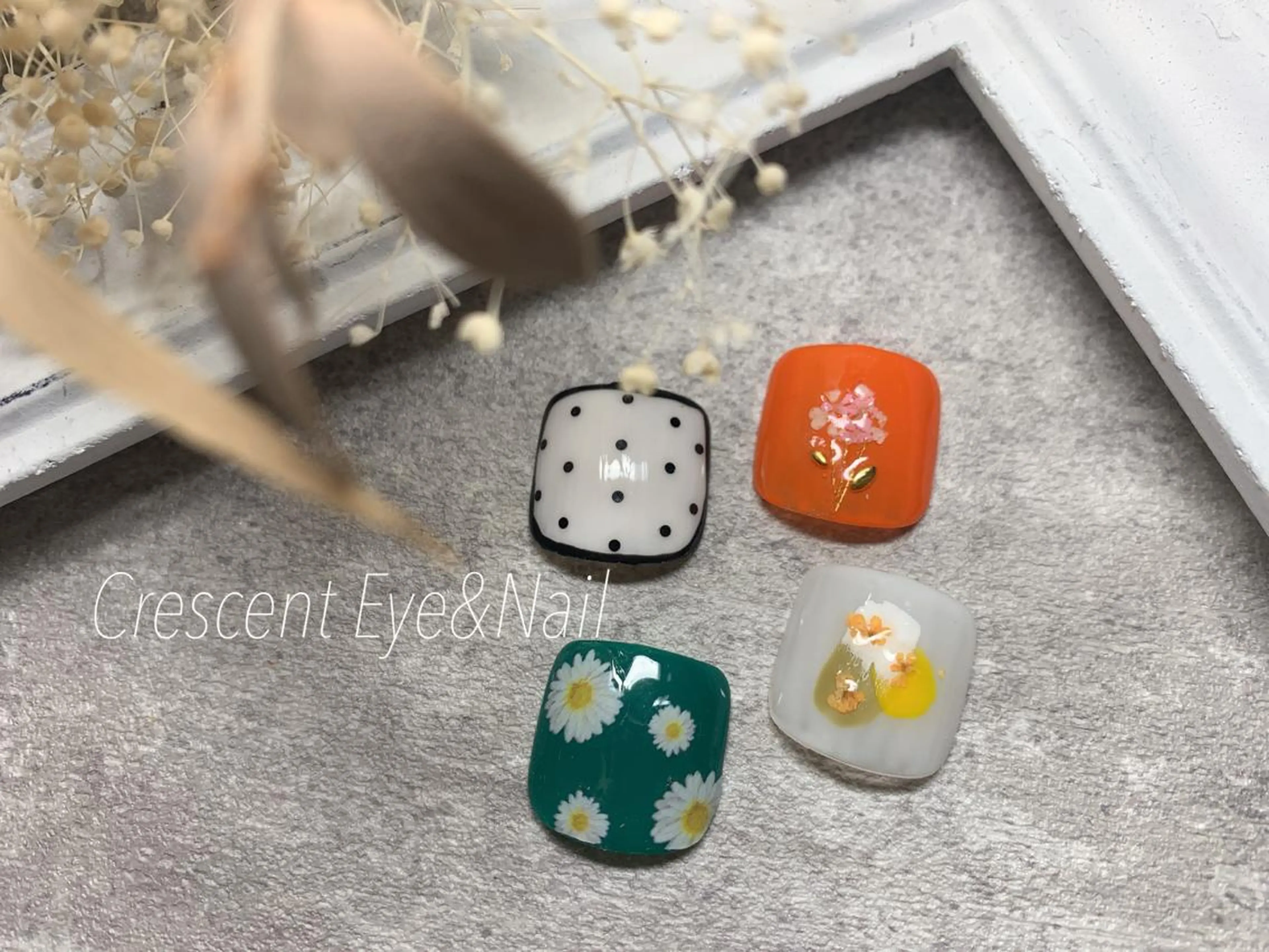 ネイル フットネイル 谷川 薫のネイルデザイン