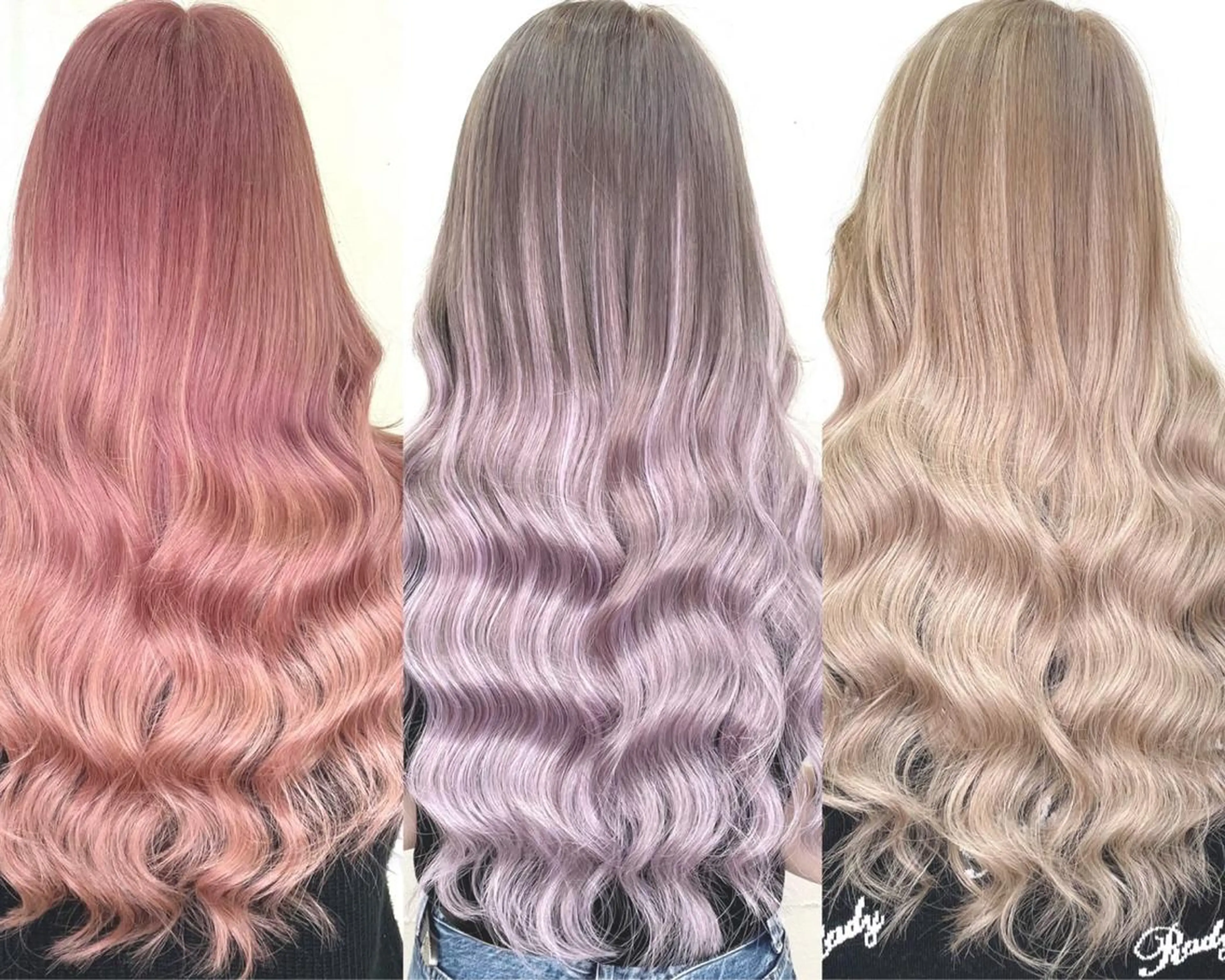 セミロング ヘアカラー トリートメント エクステ ENA💗NEXT /ハイトーンエクステのヘアスタイル