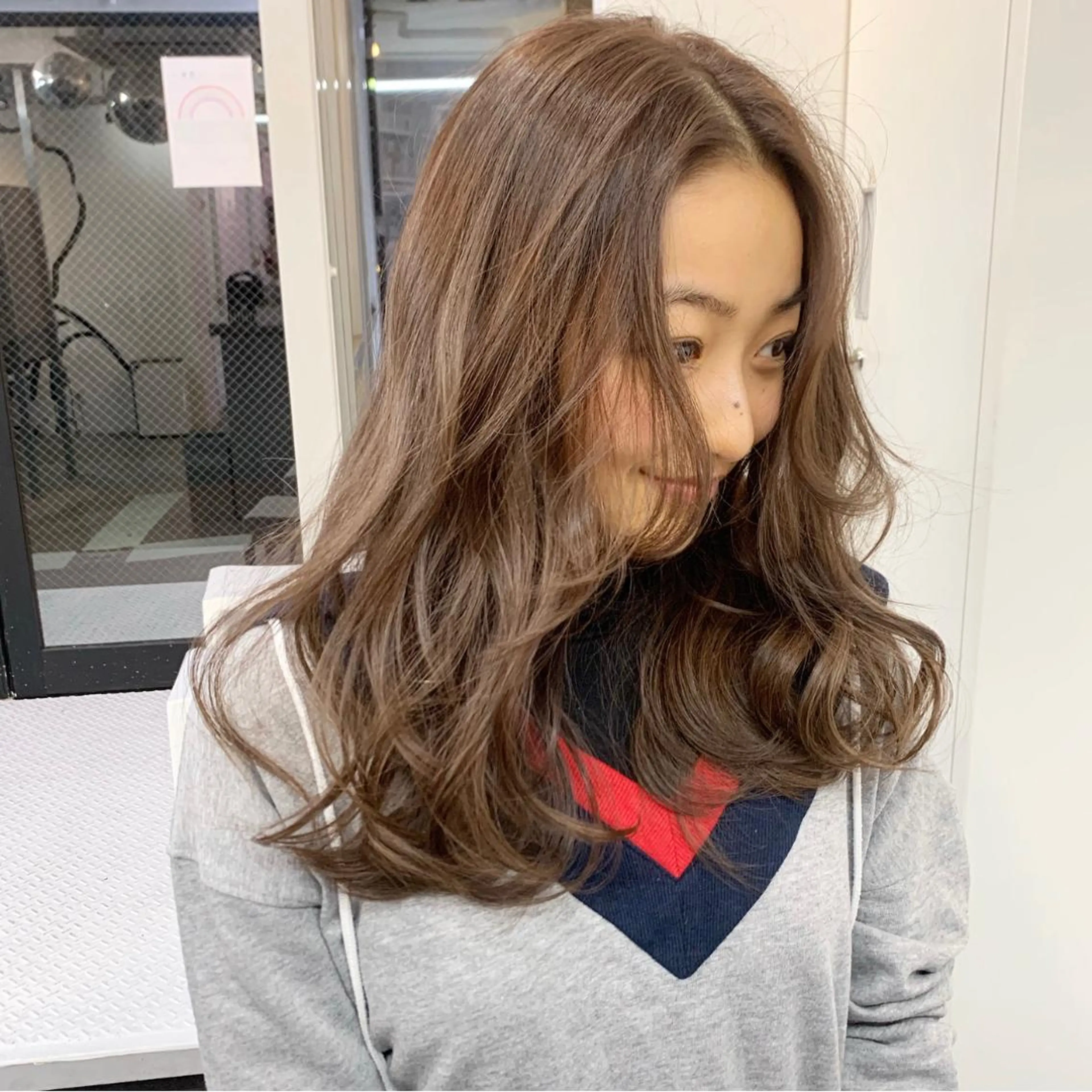 ロング カラー ヘアアレンジ ハイトーン/美髪矯正 🍃大江拓実のヘアスタイル