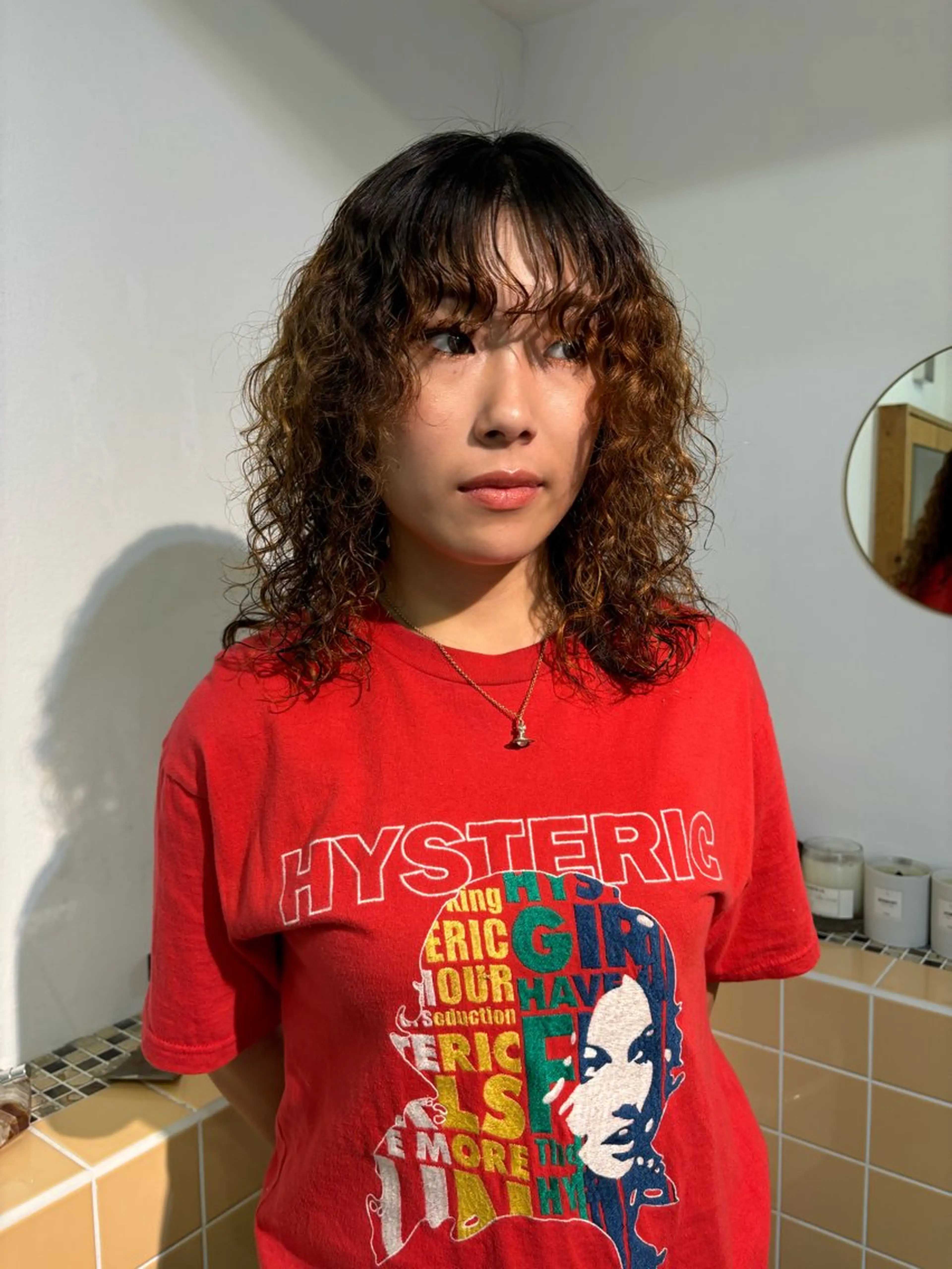 ミディアム カット sakura🌸 レイヤー/韓国ヘアのヘアスタイル