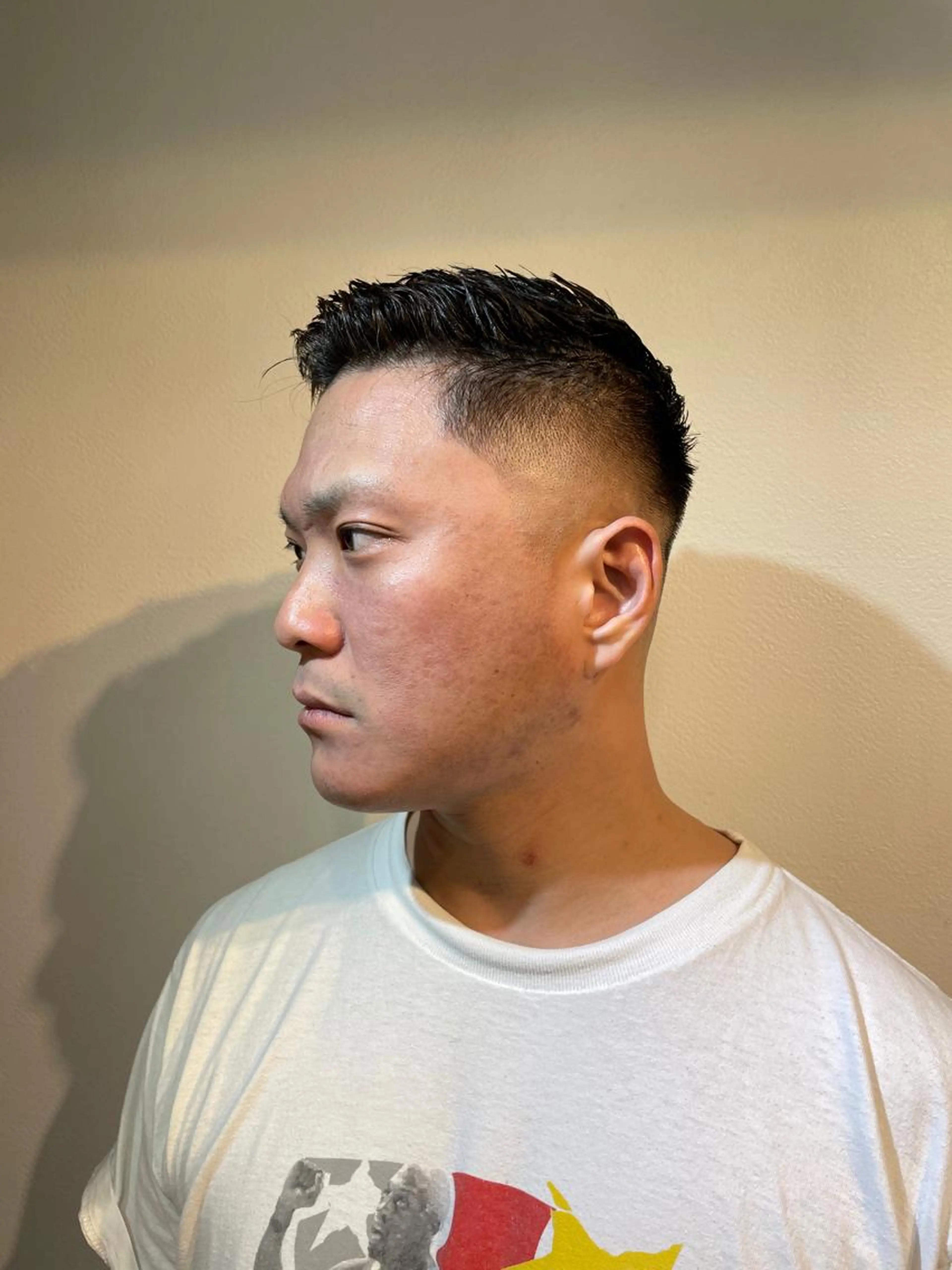 フェードカットの写真