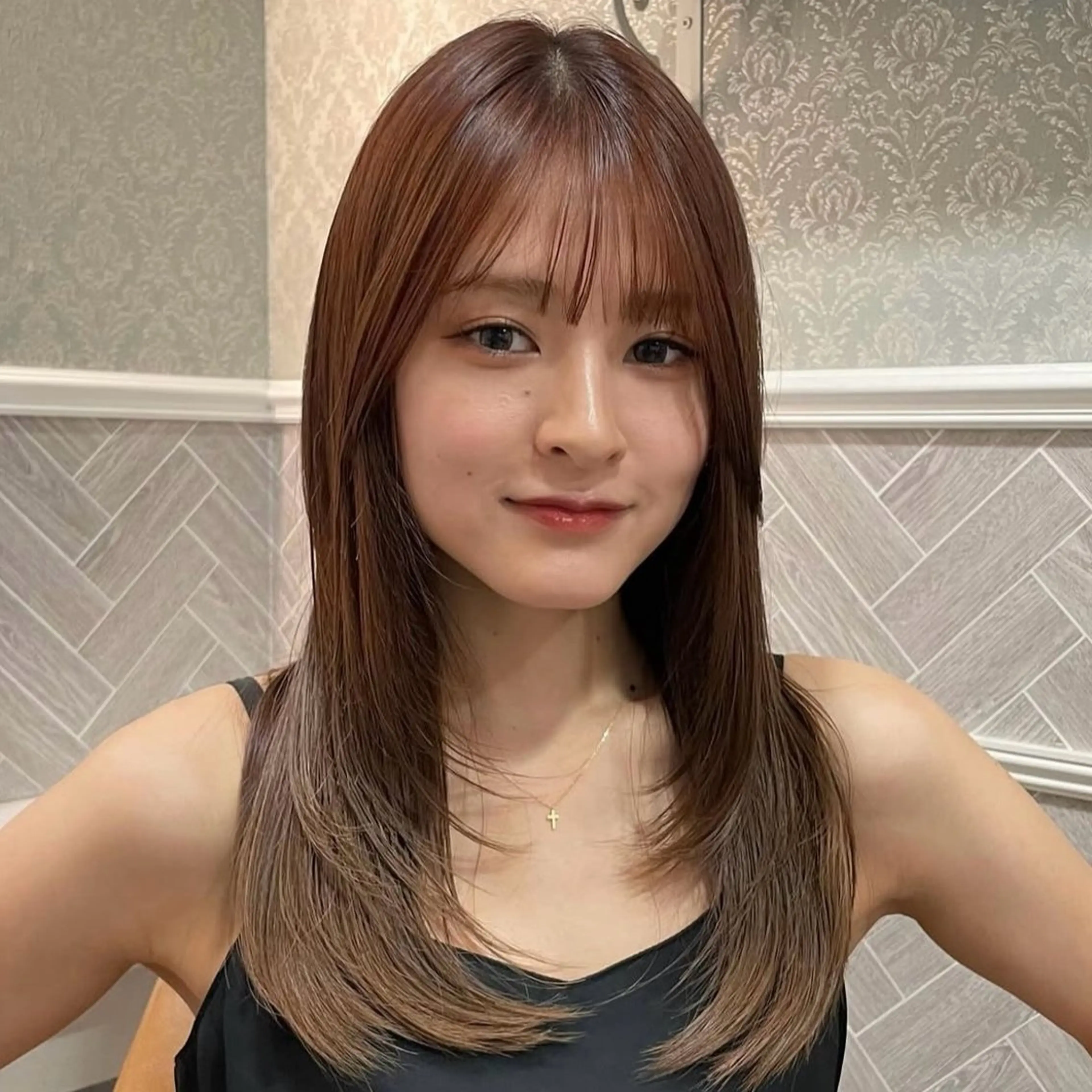 ロング ヘアアレンジ fifth 石川 凪のヘアスタイル