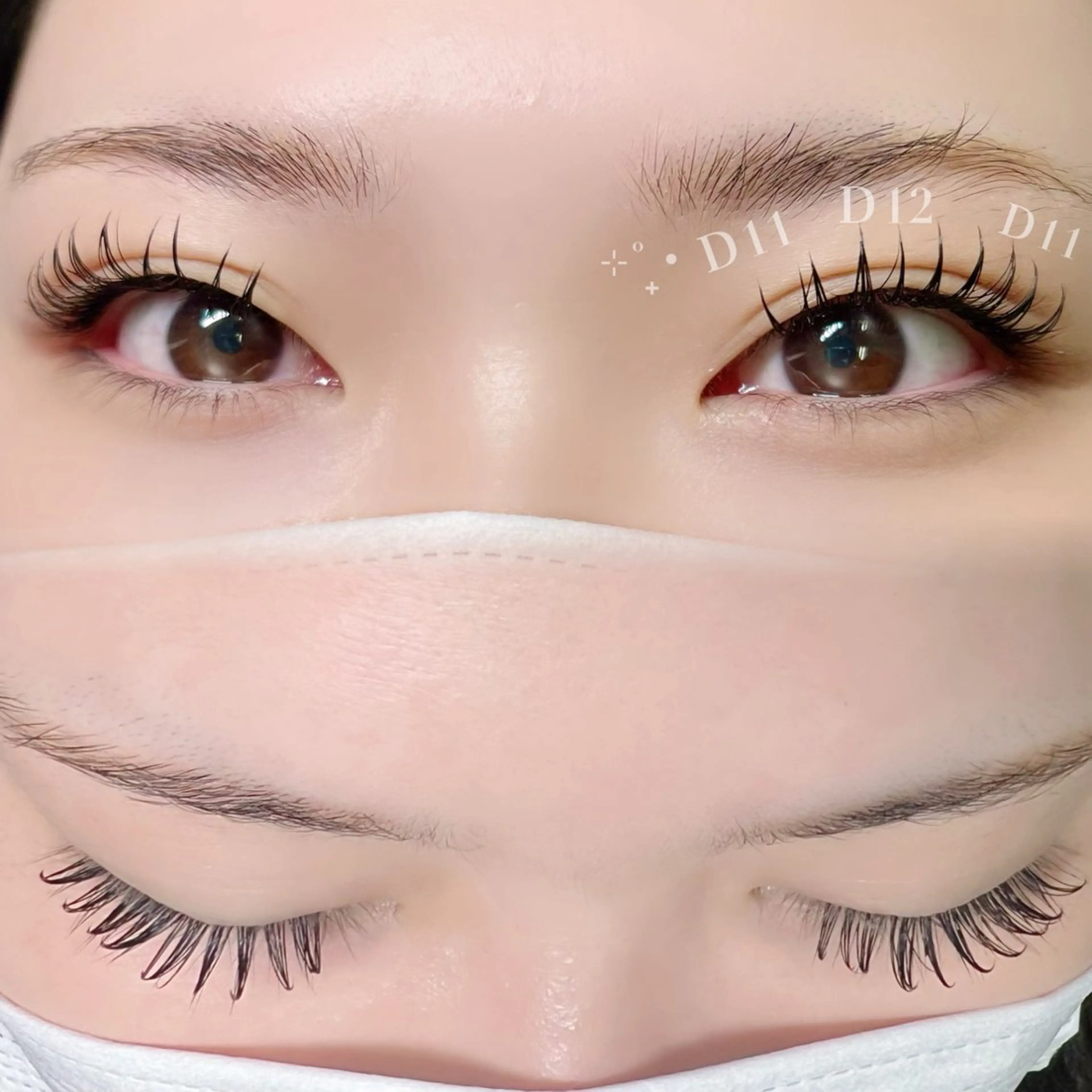 マツエク・マツパ 束感まつ毛 フラットラッシュ 韓国風マツエク パリジェンヌラッシュリフト まつげパーマ Eyes Cream YUのマツエク・マツパデザイン