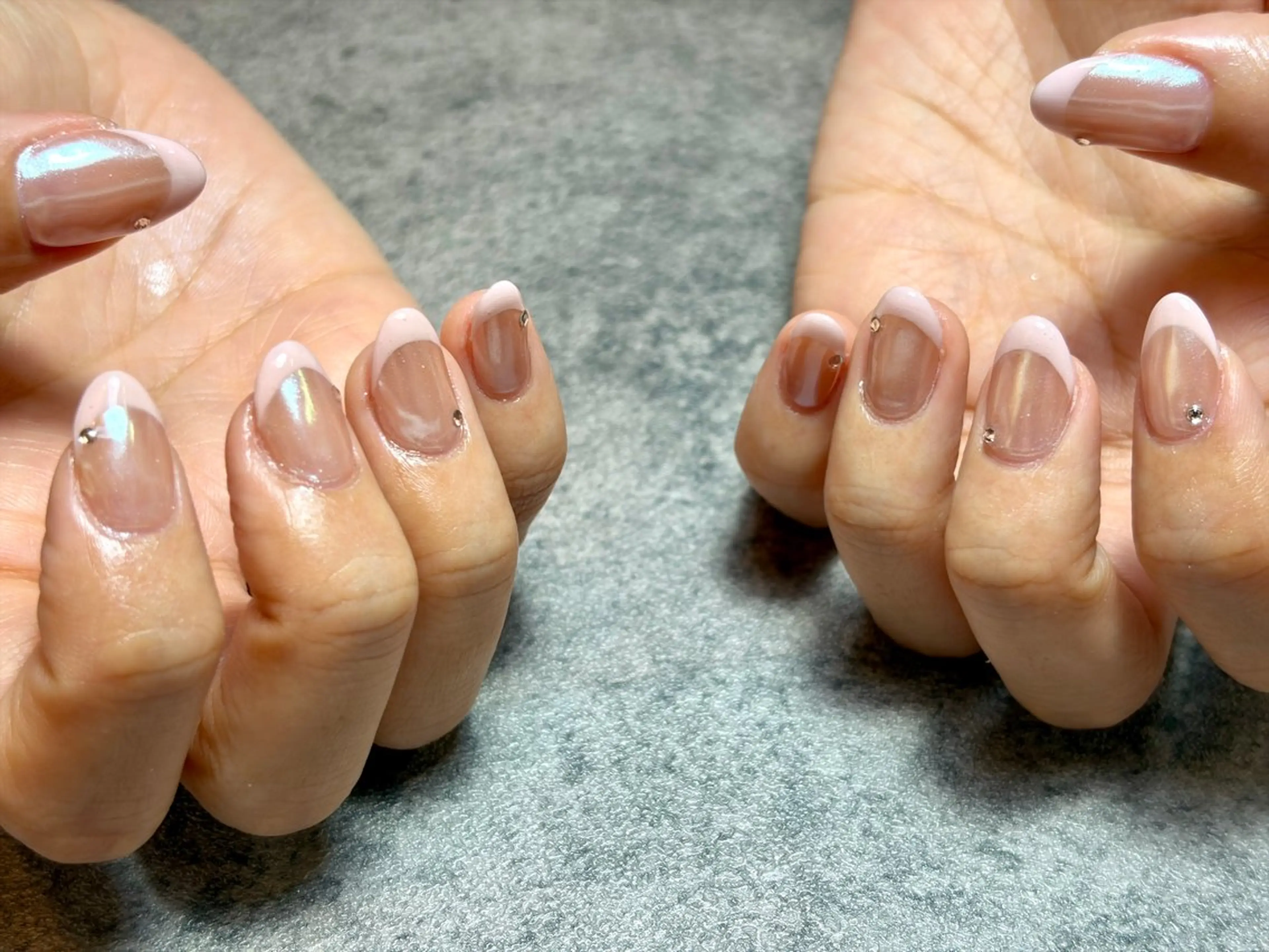 ネイル ミラーネイル ハンドネイル GéRanium Harukaのネイルデザイン