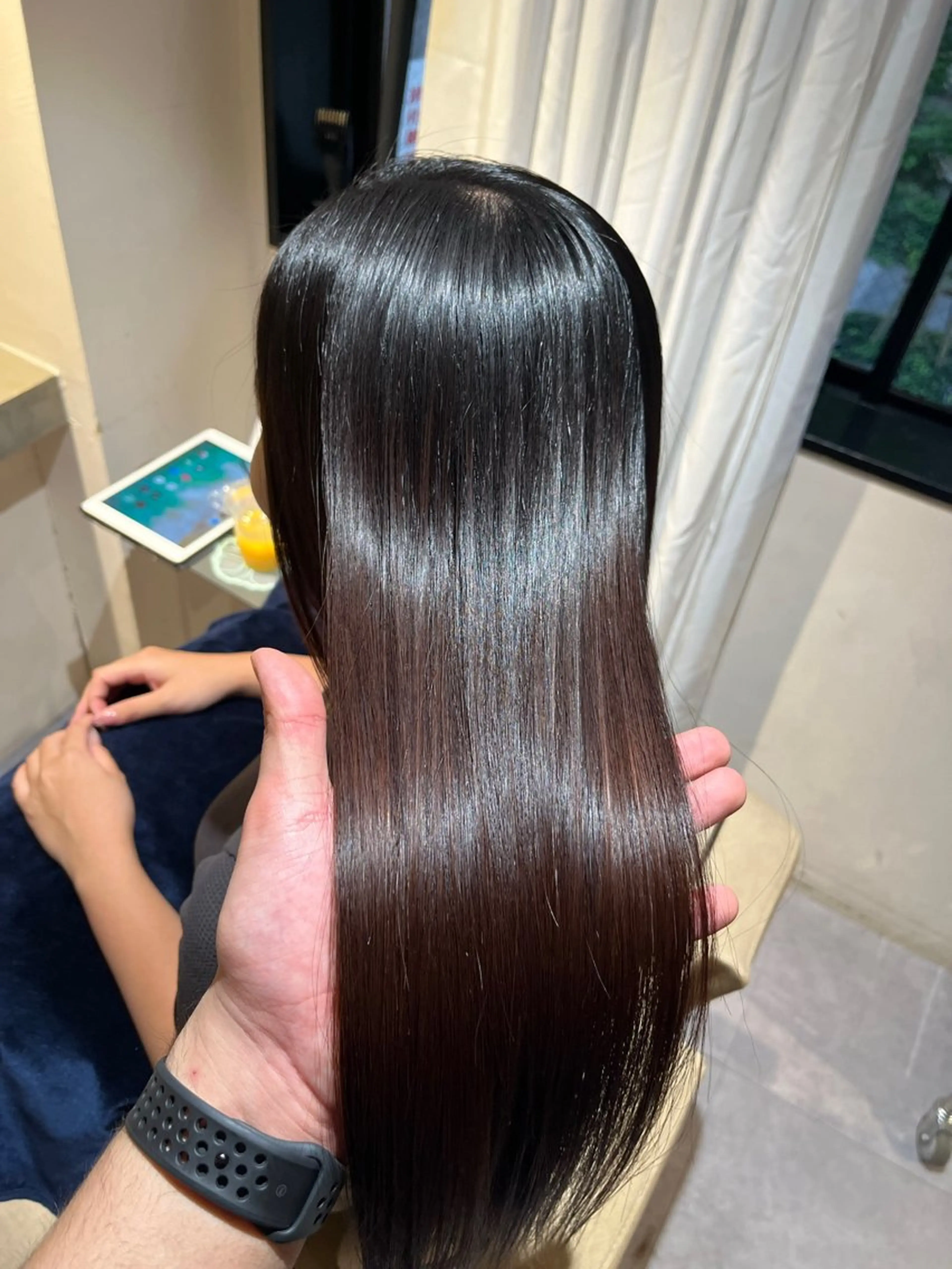 セミロング 縮毛矯正 トリートメント 必ず笑顔で帰っていた だきます！安田祐貴のヘアスタイル