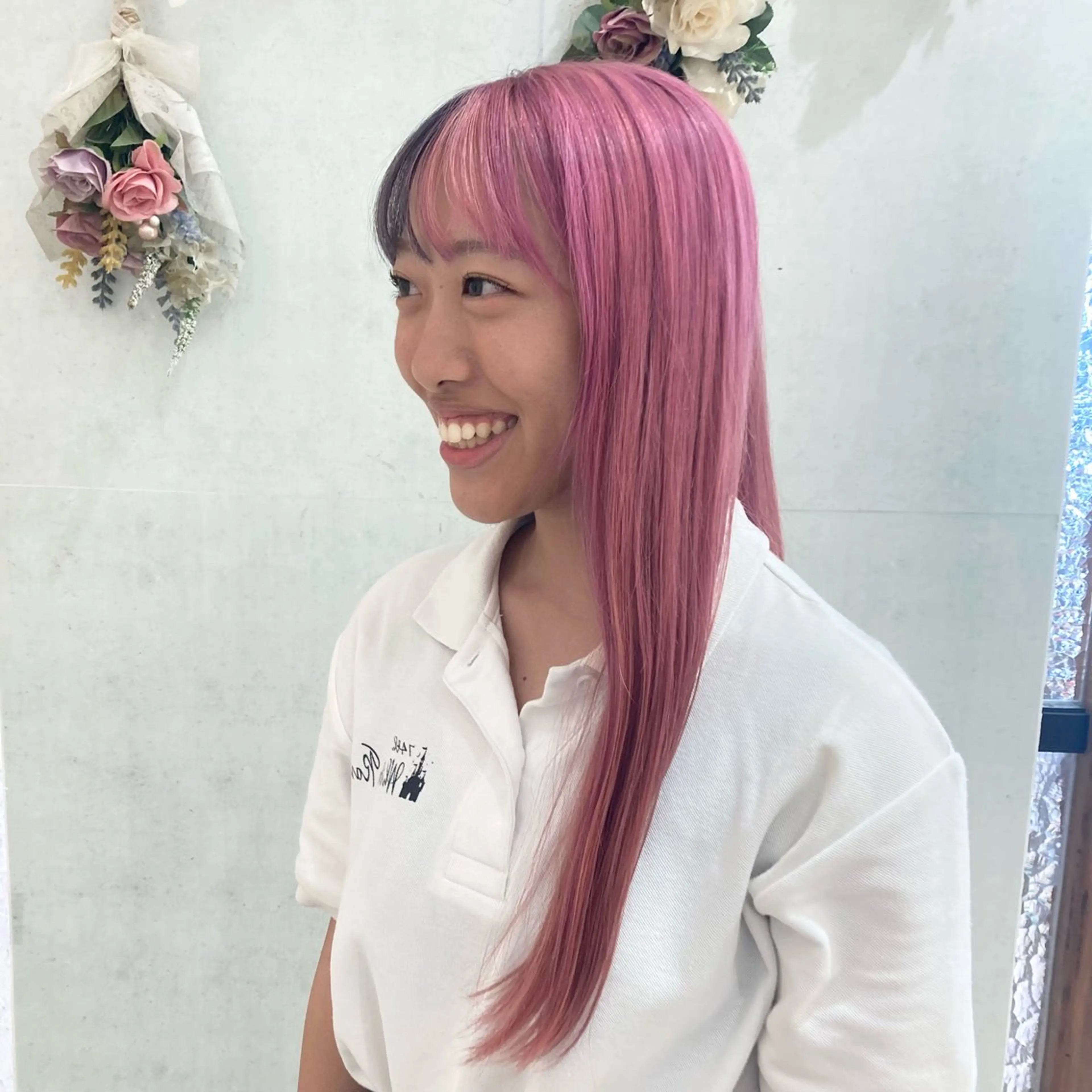 ロング 透明感ベージュ🎀 レイヤー/AOのヘアスタイル