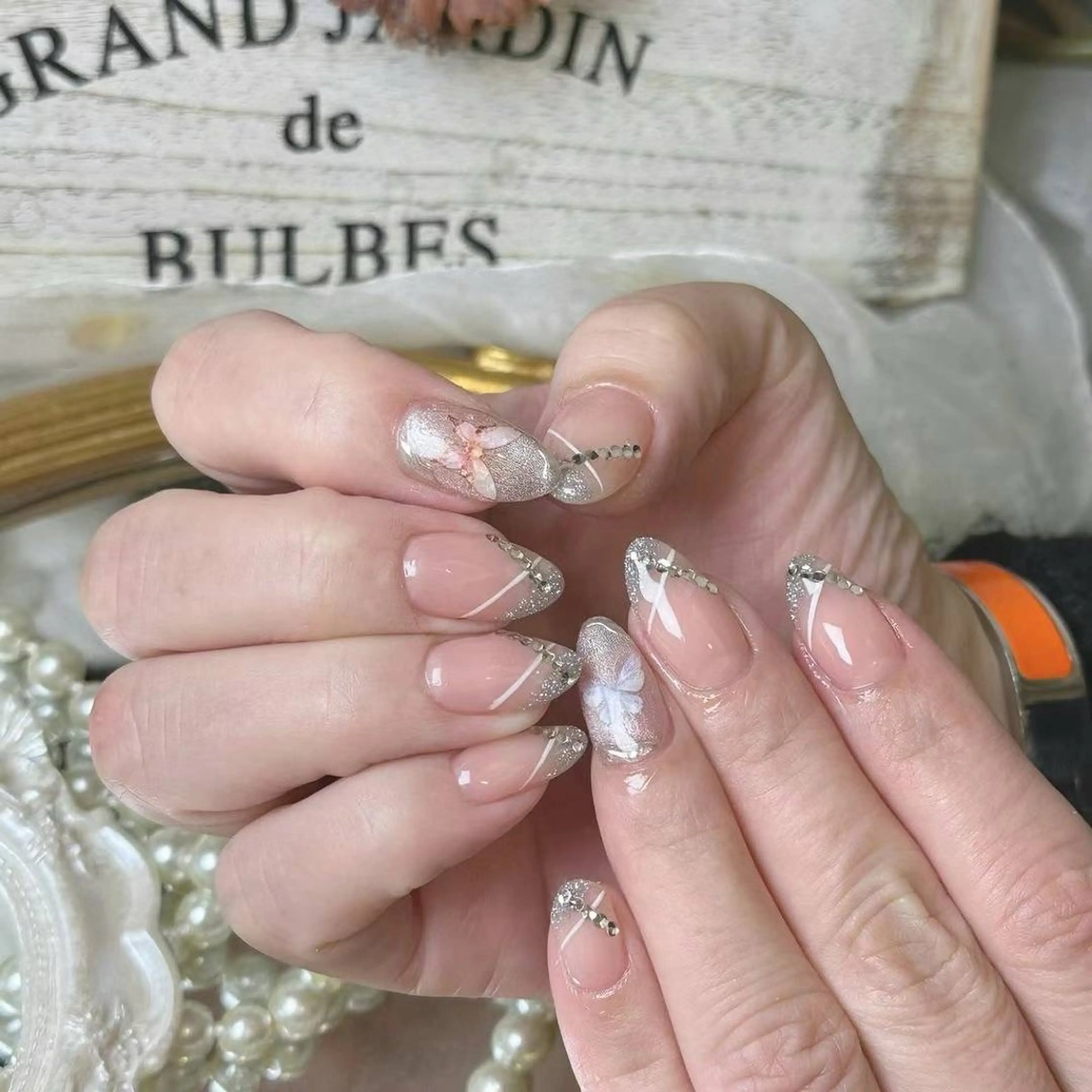 ネイル アートネイル フラワーネイル フットネイル ジェルネイル キラキラネイル Babarla Nailのネイルデザイン