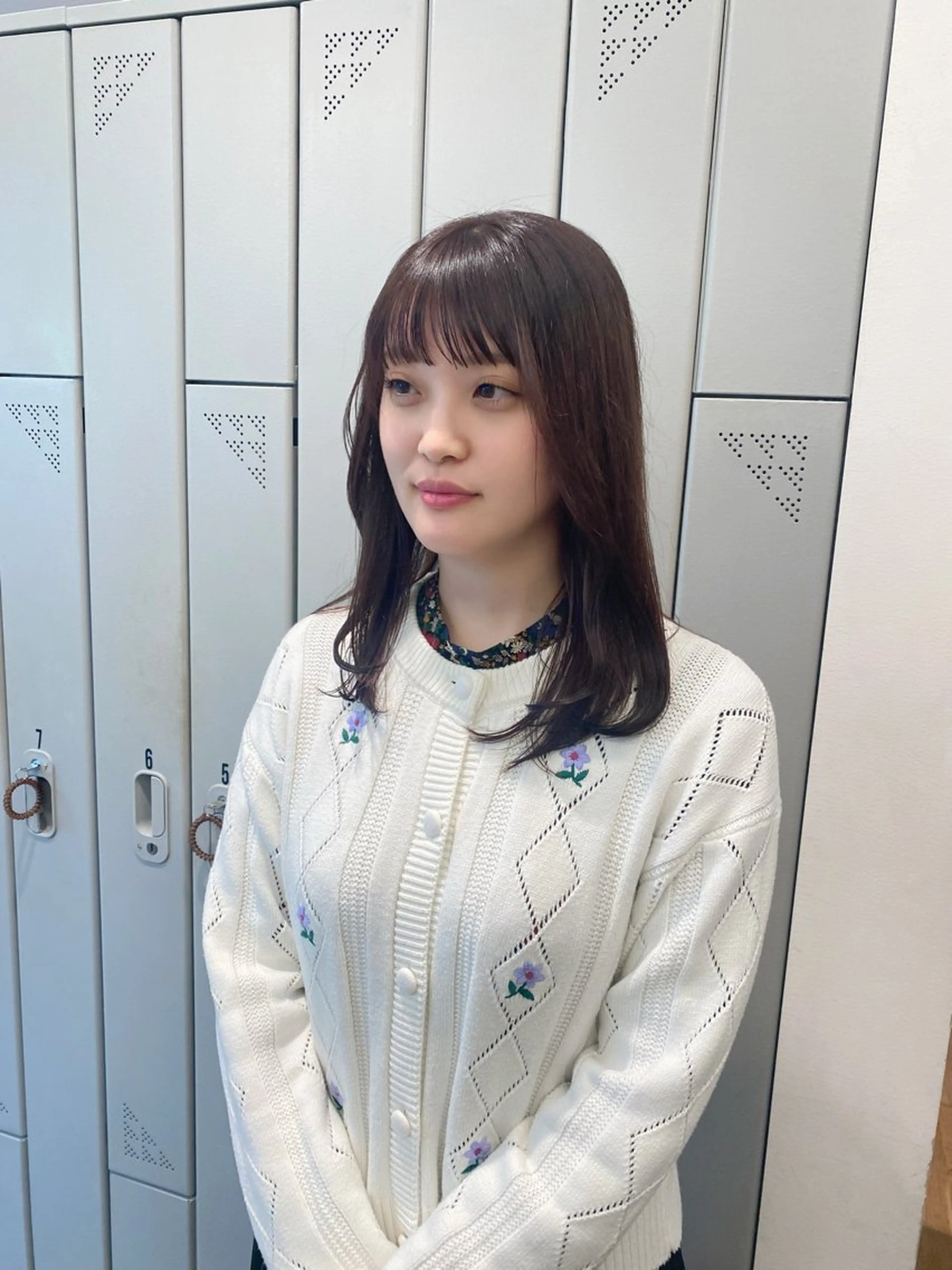 ミディアム カット ヘアカラー ♡ハッシュカット/ レイヤー/yucoのヘアスタイル