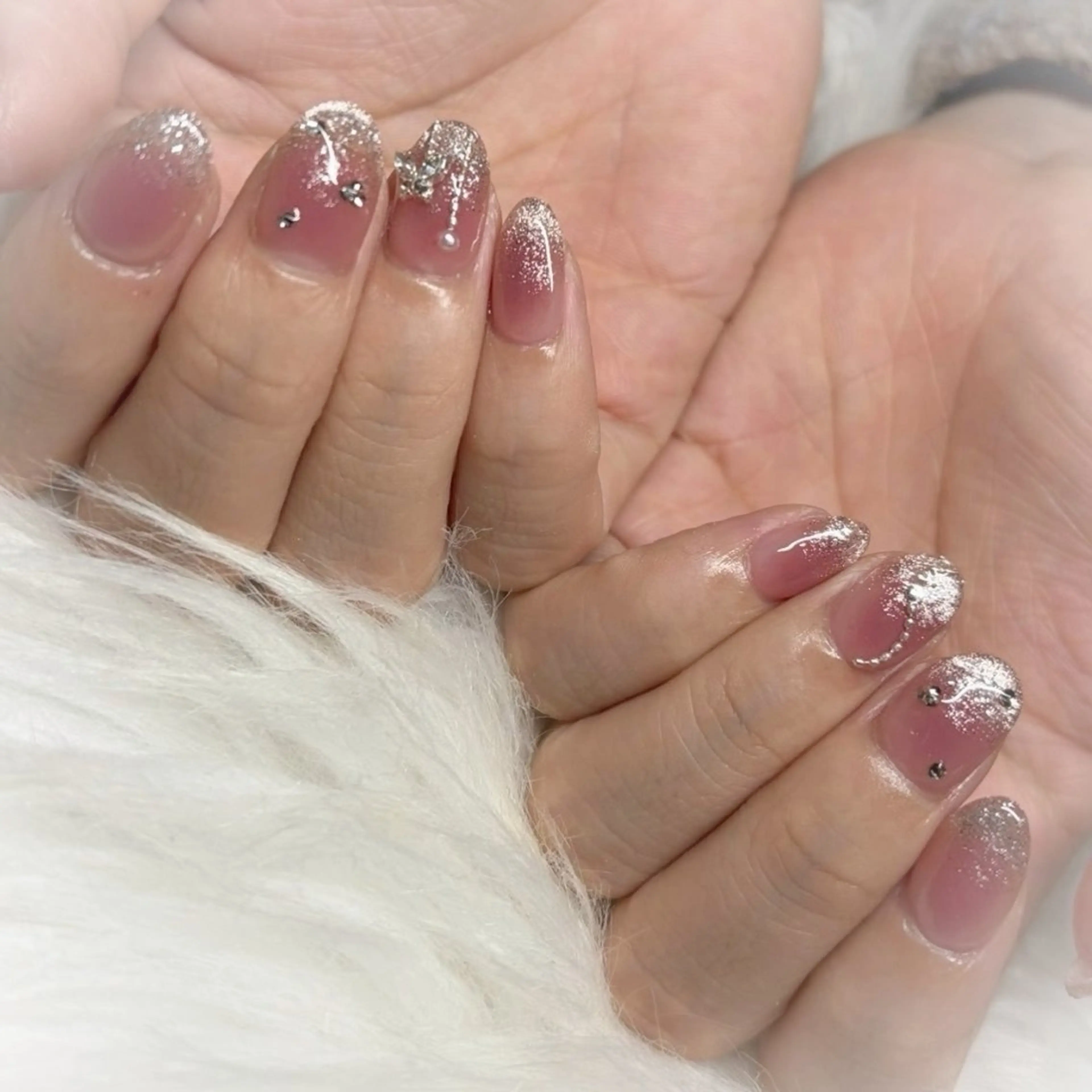 ネイル 長さ出し Merry bell ☆kanonのネイルデザイン