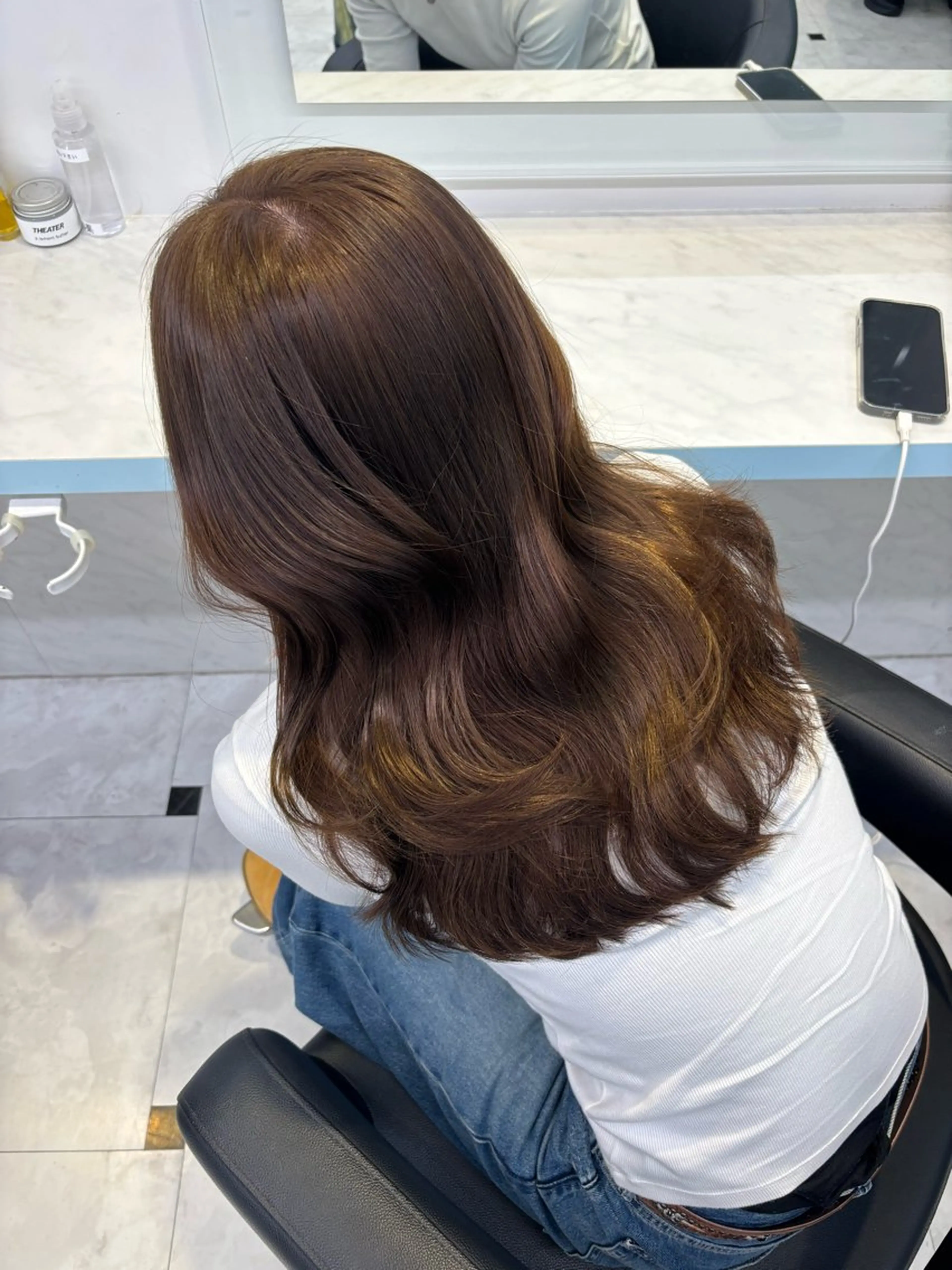 ロング ヘアカラー 似合わせcolor 🎀ʀɪɴᴏ🎶🪽のヘアスタイル