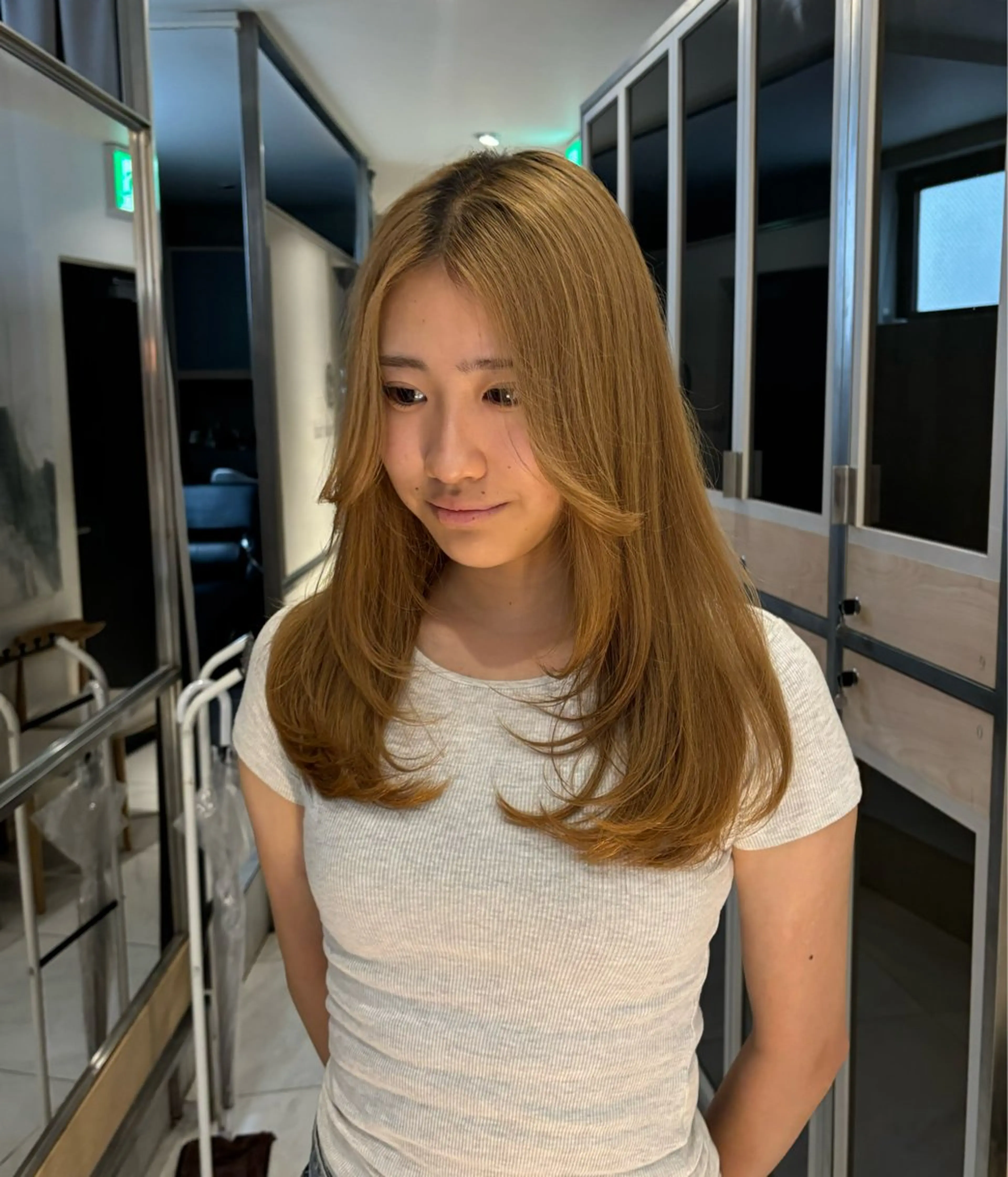 ロング カラー ヘアアレンジ 艶髪/レイヤーカット 🐣misakiのヘアスタイル