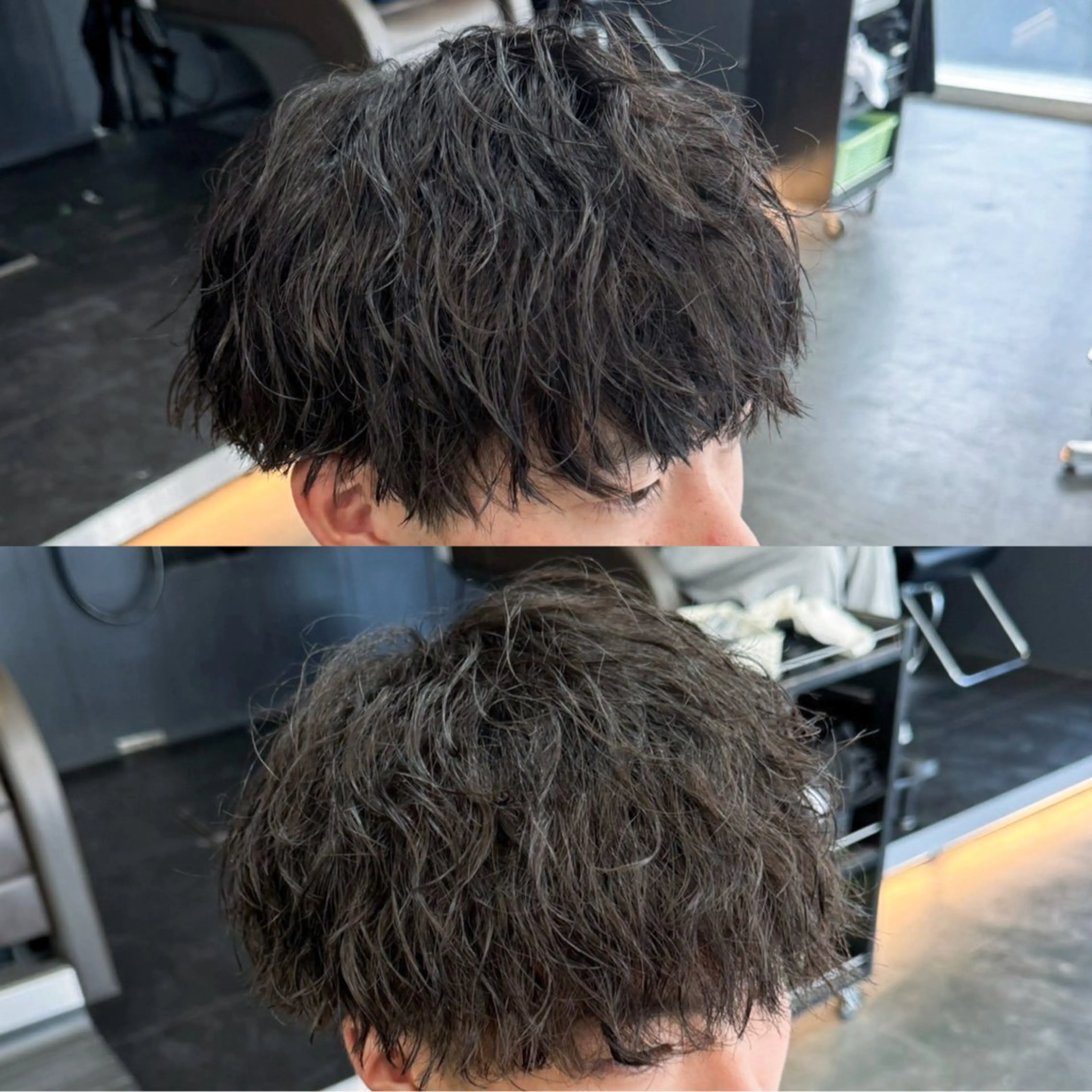 メンズ パーマ 水野 杏香のヘアスタイル